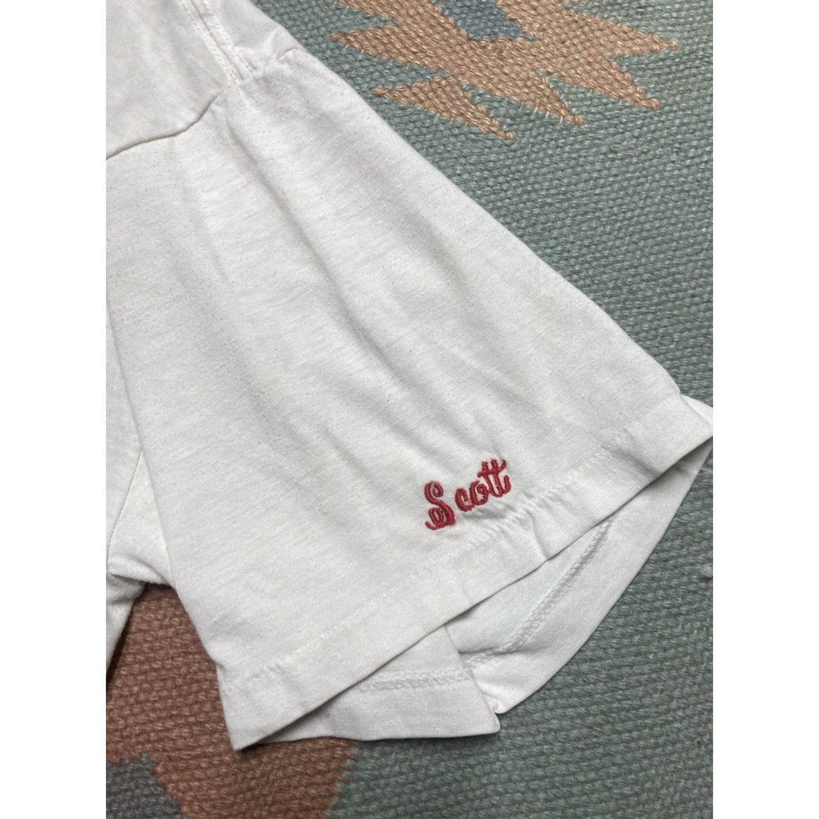 Vintage VINTAGE 80s T Shirt Sweet Shoals Alabama Soft Comfy Single Stitch Boxy XL Men's White Size US XL / EU 56 / 4 - 5 Thumbnail