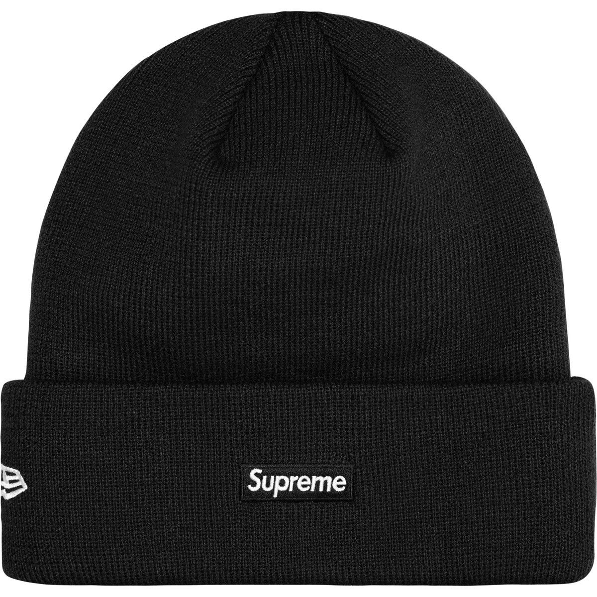 New Era × Supreme Supreme New Era S Logo Beanie Black FW24 Size ONE SIZE - 2 Thumbnail