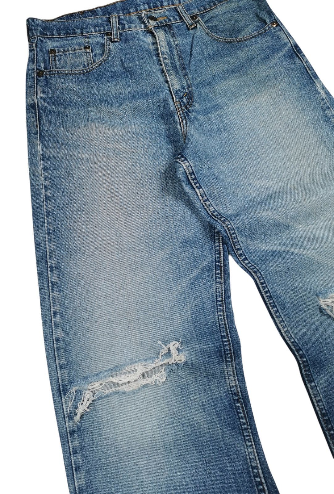 Levi's Vintage Levis 512-0217 Distressed Denim Jeans Size US 33 - 5 Thumbnail