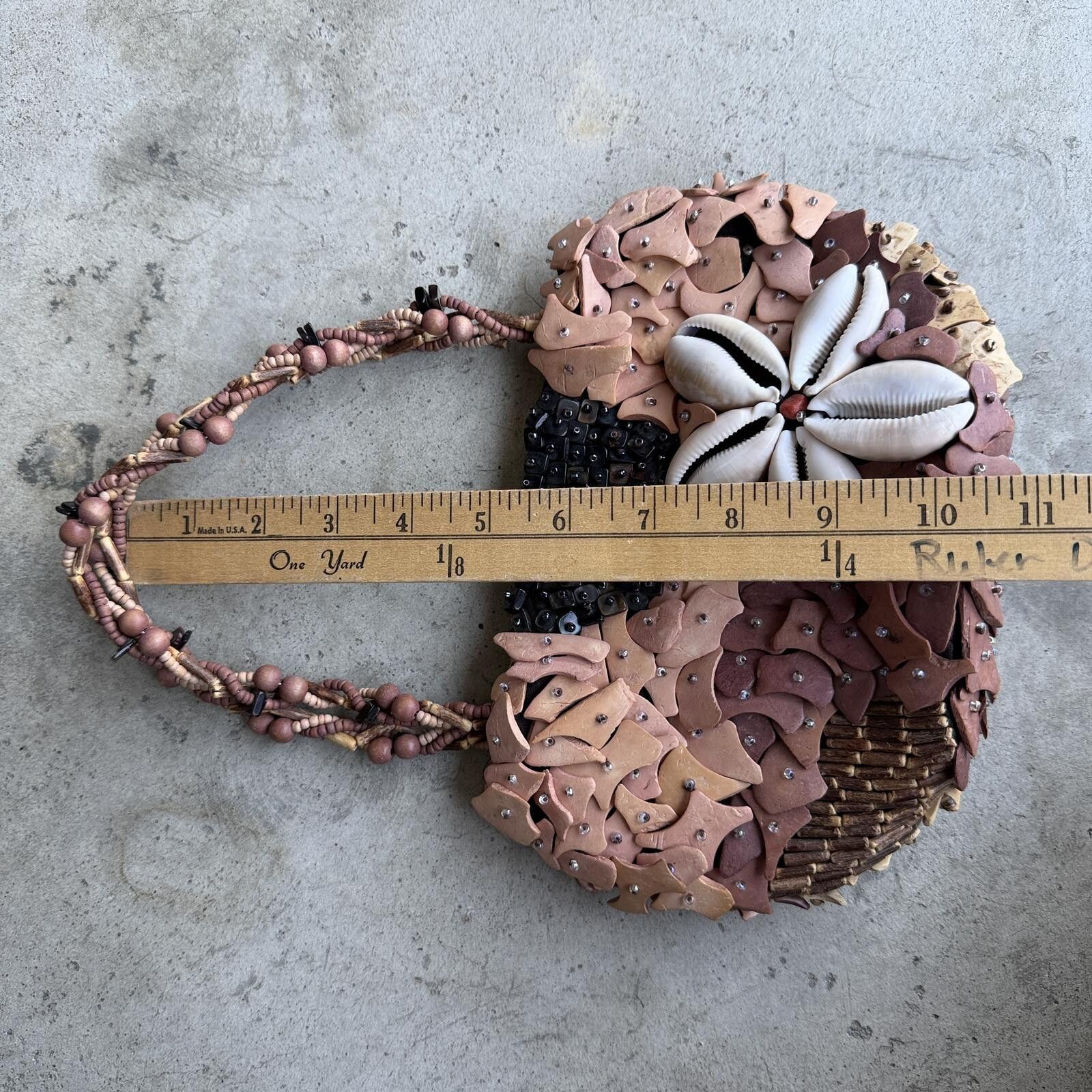 Other VTG Y2K Seashell Handmade Beaded Purse Boho Fairycore Bag Size ONE SIZE - 7 Thumbnail