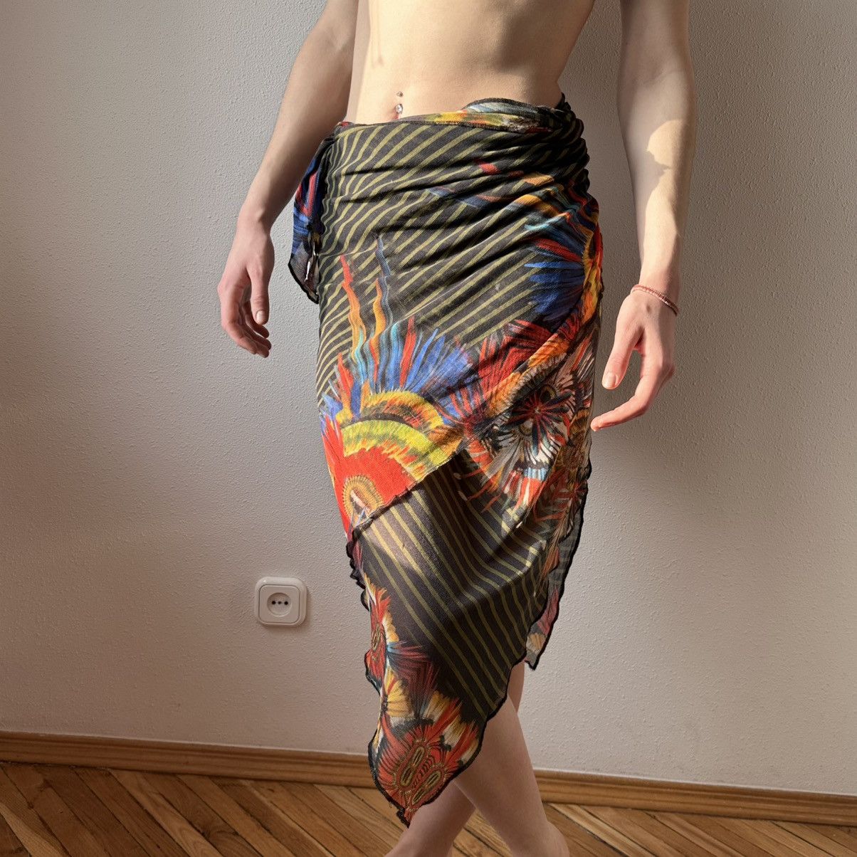 Jean Paul Gaultier Jean Paul Gaultier Soleil Dreamcatcher Pareo Mesh Dress Top Size XS / US 0-2 / IT 36-38 - 9 Thumbnail