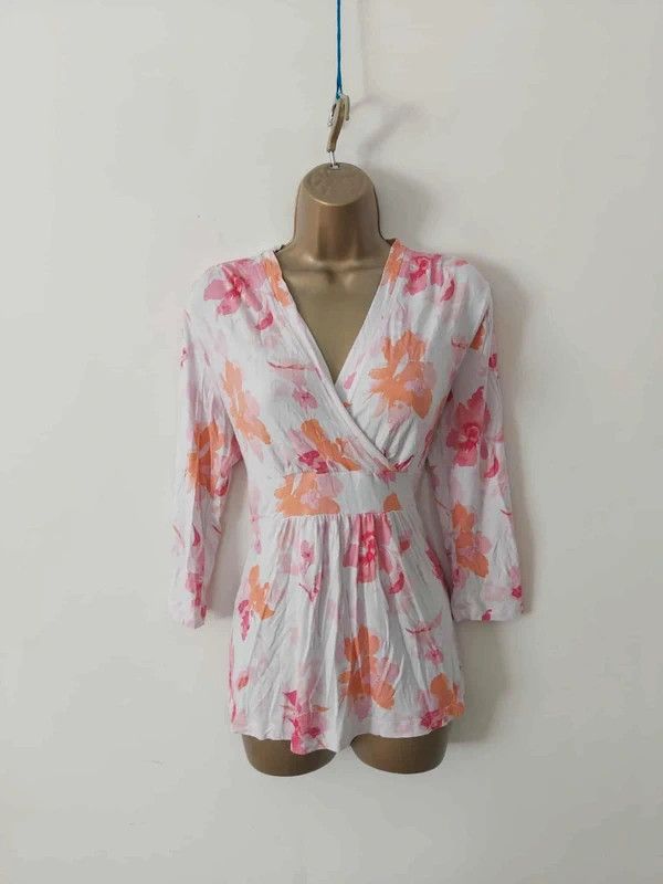 Vintage Vintage 3/4 sleeved top Size XL / US 12-14 / IT 48-50 - 8 Thumbnail