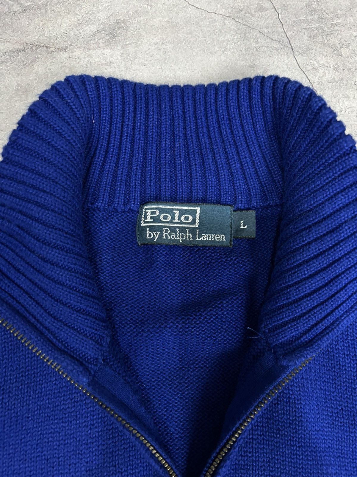 Polo Ralph Lauren × Vintage Vintage Polo Ralph Lauren 1/3 zip sweatshirt Rare Size US L / EU 52-54 / 3 - 10 Thumbnail
