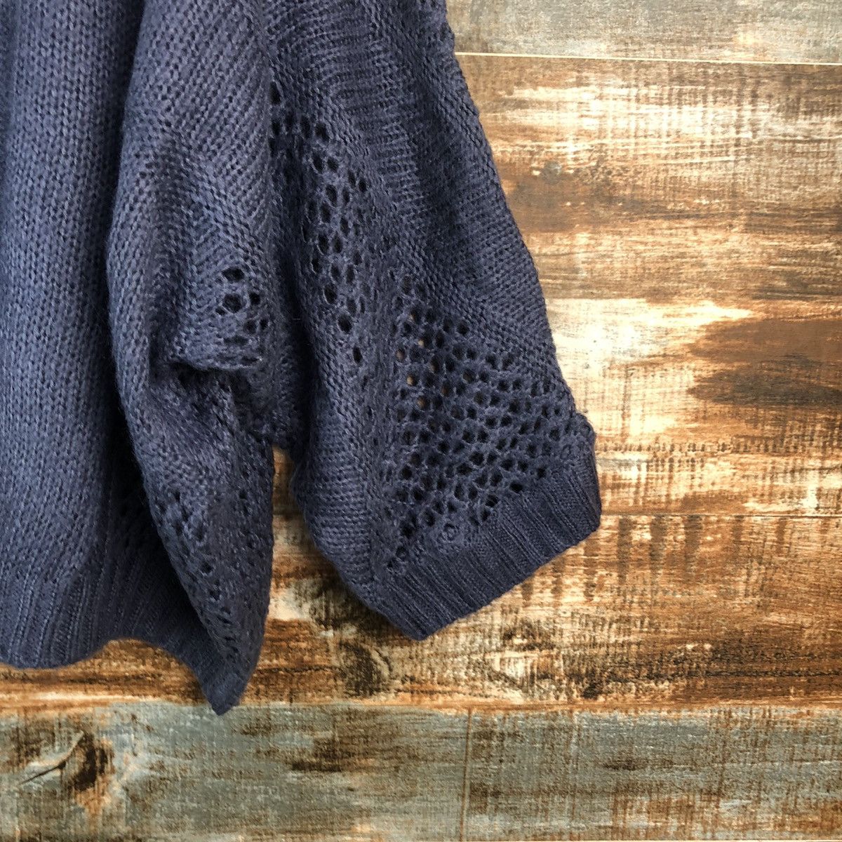 Homespun Knitwear Smelish Blue Cloaks crochet Knitwear #A2361 Size US M / EU 48-50 / 2 - 8 Thumbnail