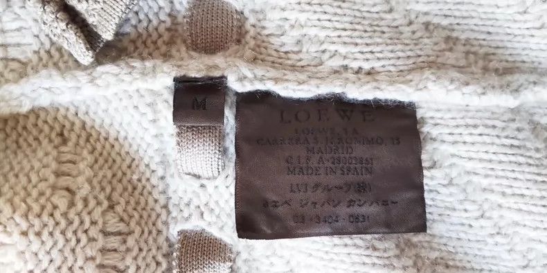 Loewe LOEWE Cashmere and silk blend cardigan 55% silk 45% cashme Size M / US 6-8 / IT 42-44 - 4 Thumbnail