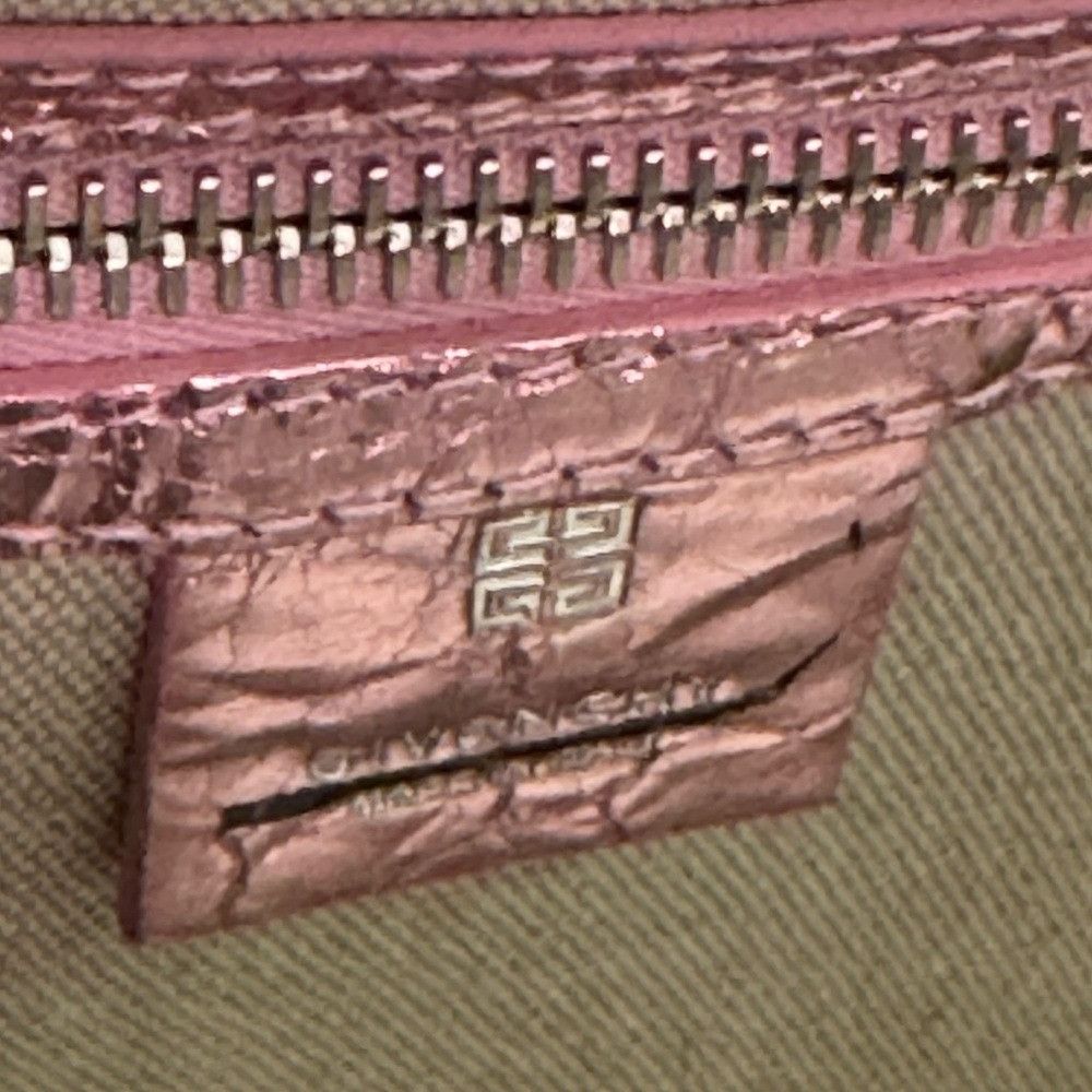 Givenchy Givenchy Antigona Lock Bag in Laminated Leather Pink Size ONE SIZE - 5 Thumbnail