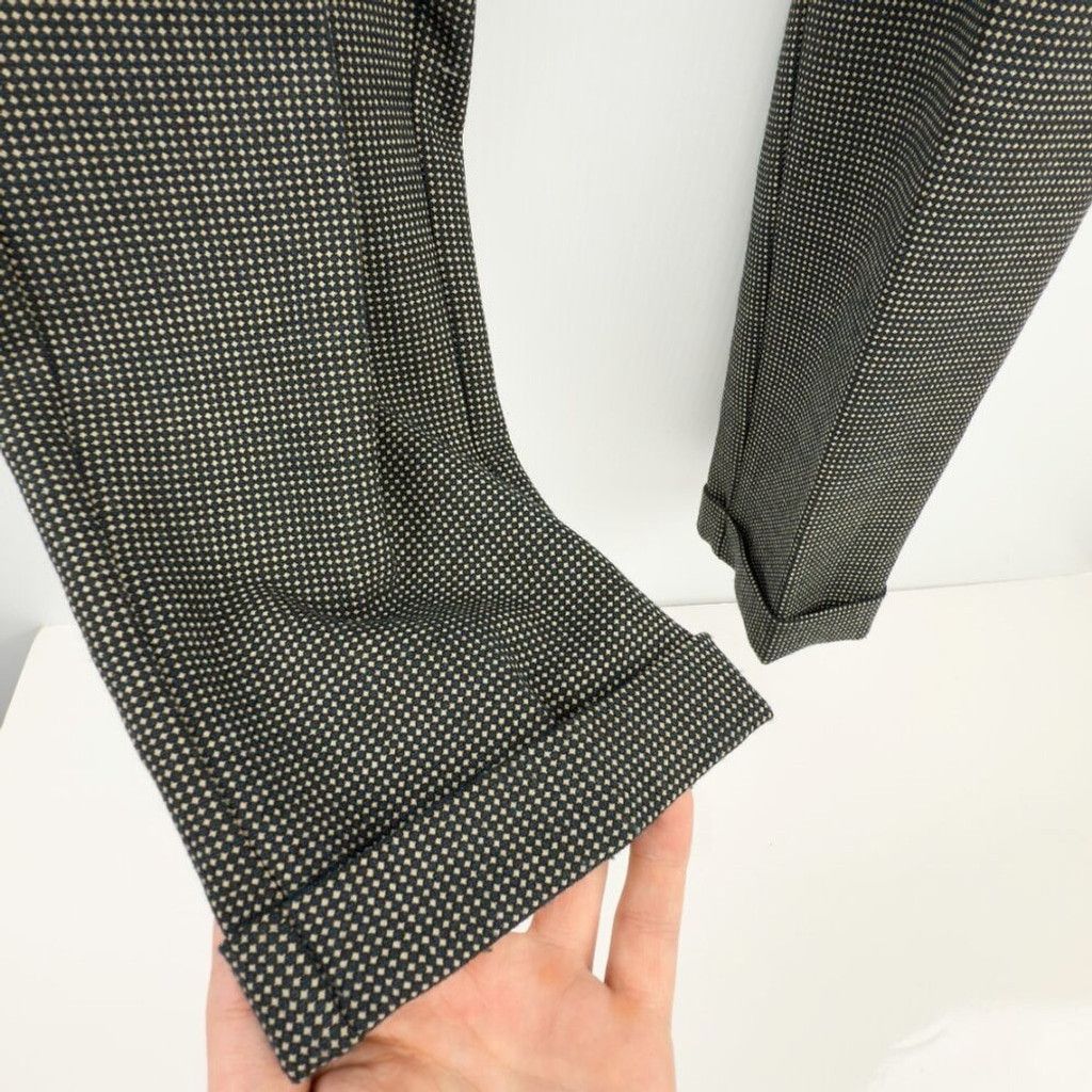 TWINSET TWIN-SET Simona Barbieri Fall Micro Cuffed Ankle Trousers S Size 27" / US 4 / IT 40 - 9 Thumbnail