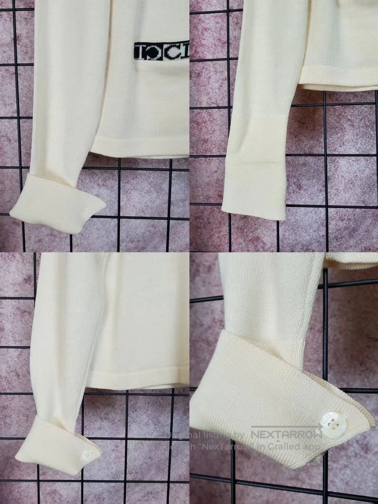 Dior dior vintage wool sweater with detachable collar. Size US L / EU 52-54 / 3 - 8 Thumbnail