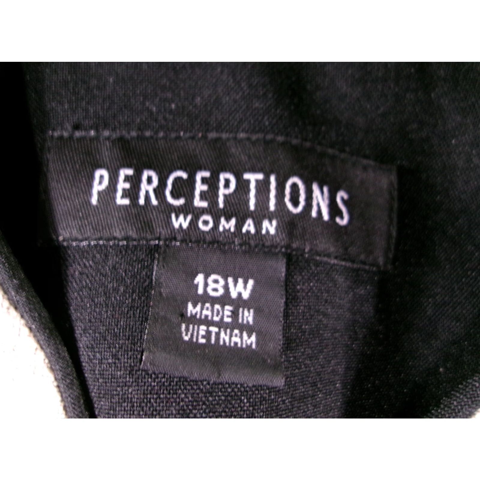 Vintage VINTAGE Perceptions Blazer Women 18W Open Classic Green Polyester Office Professional 90s Designer Preppy Blazer Womens 18W Regular Open All Seasons Size XXL / US 16-18 / IT 52-54 - 6 Thumbnail