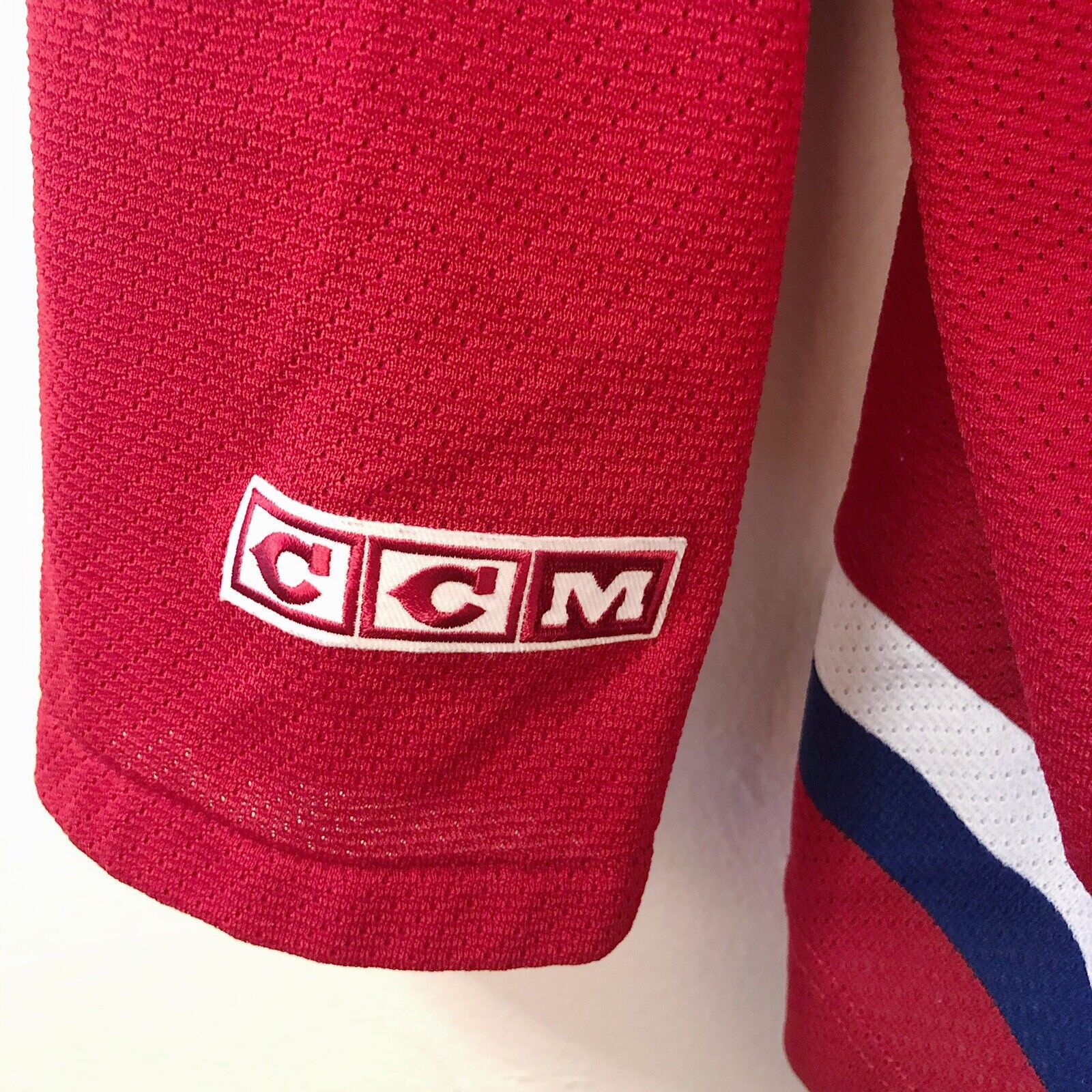 Ccm 1990s Scott Gomez #91 CCM Montreal Canadiens Jersey VTG Sz L Size US L / EU 52-54 / 3 - 4 Thumbnail