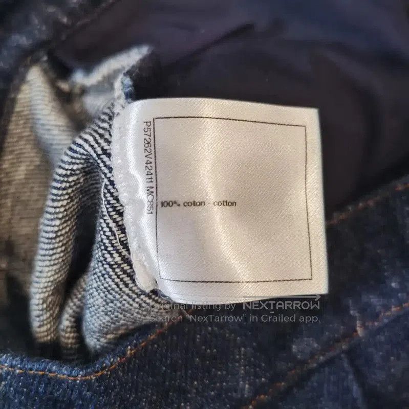 Chanel Chanel Summer Dark Blue Cotton Denim Pants . Size 23" - 4 Thumbnail