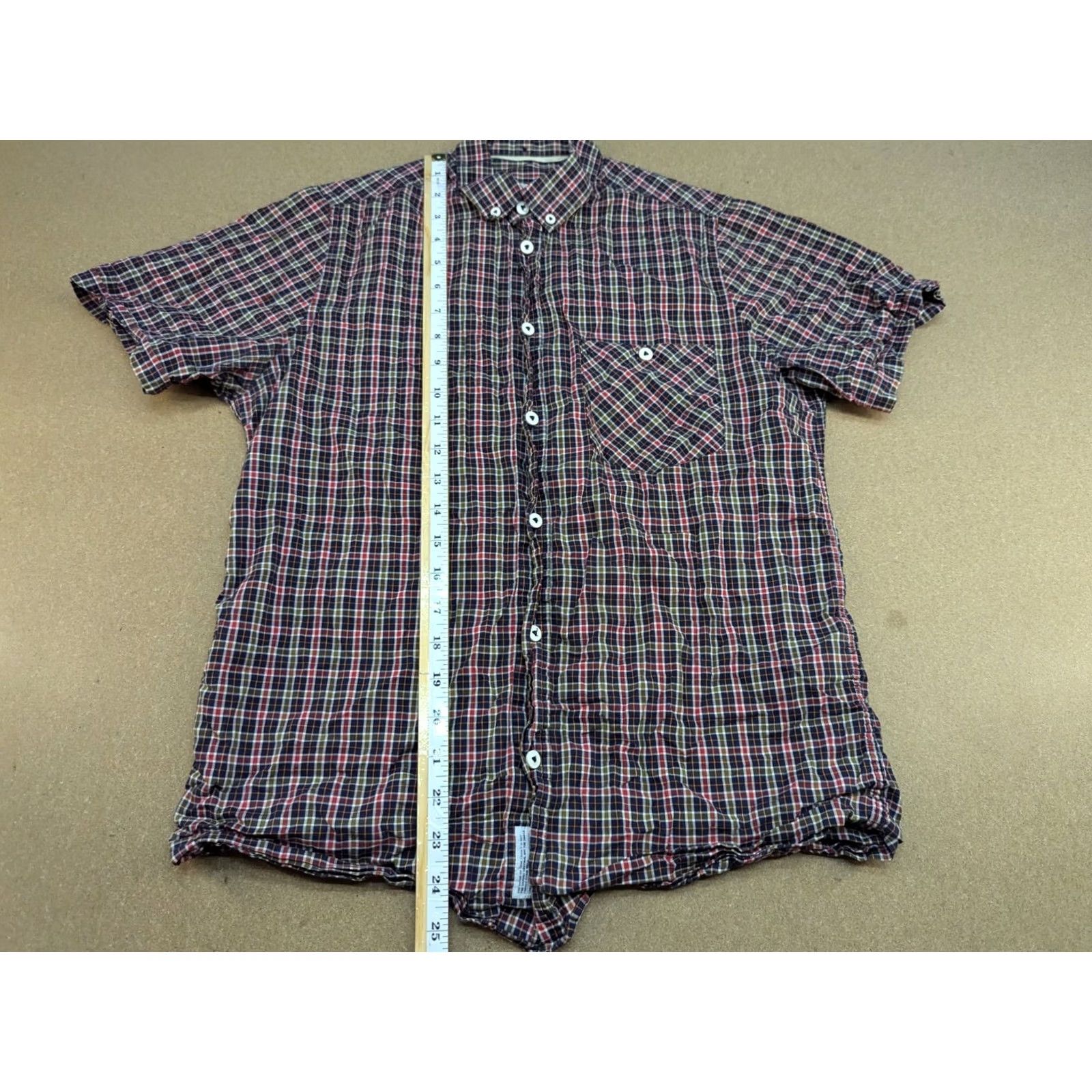 Norse Projects Norse Projects Shirt Button-Up Plaid Short Sleeve Mens Small Check Multicolor Cotton Canvas XS? Size US S / EU 44-46 / 1 - 3 Thumbnail