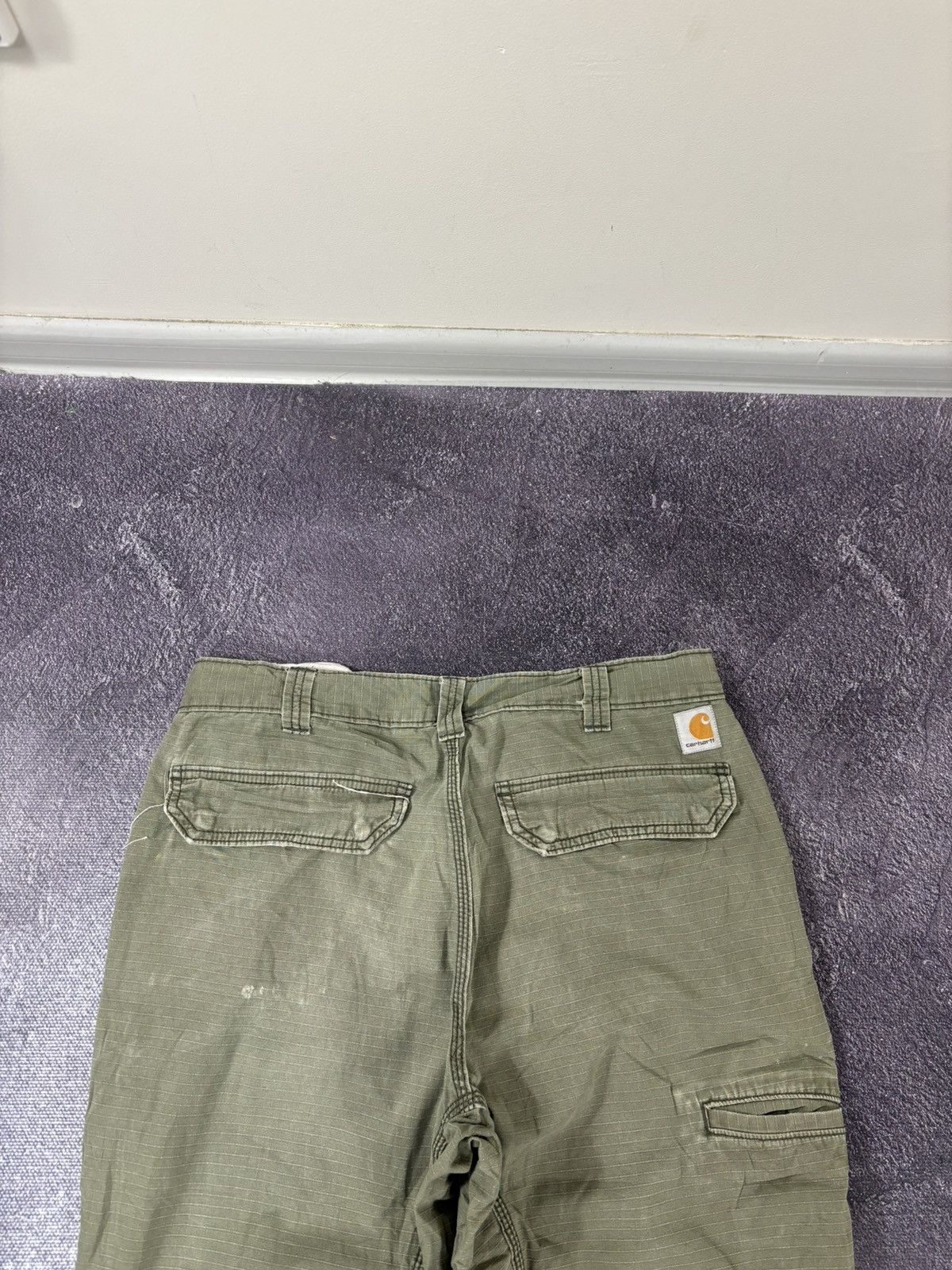 Carhartt Vintage Carhartt Aviation Olive Work Hype Cargo Pants Size US 34 / EU 50 - 7 Thumbnail
