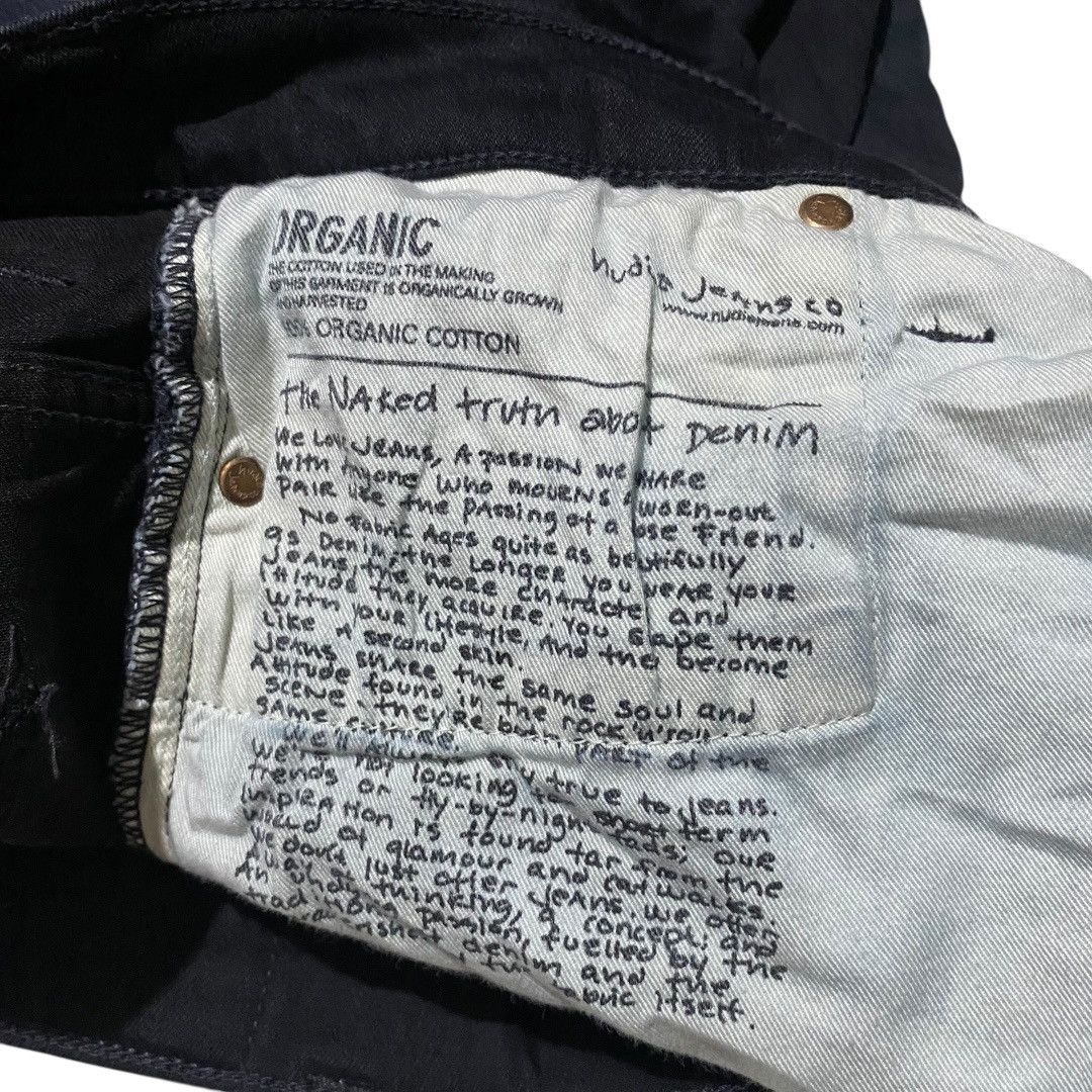 Nudie Jeans Nudie jeans co thin finn black smoke denim longpant Size US 30 / EU 46 - 8 Thumbnail
