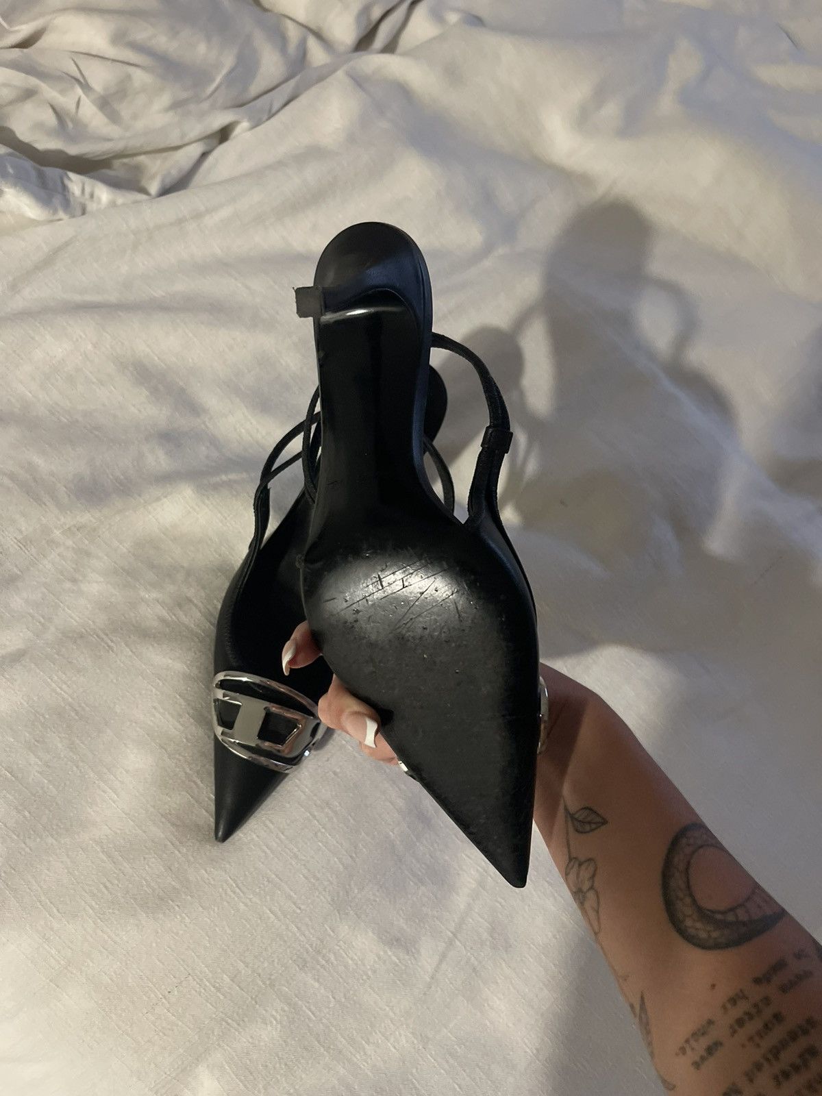 Diesel Womens Diesel Logo Heel Size US 9.5 / IT 39.5 - 4 Thumbnail