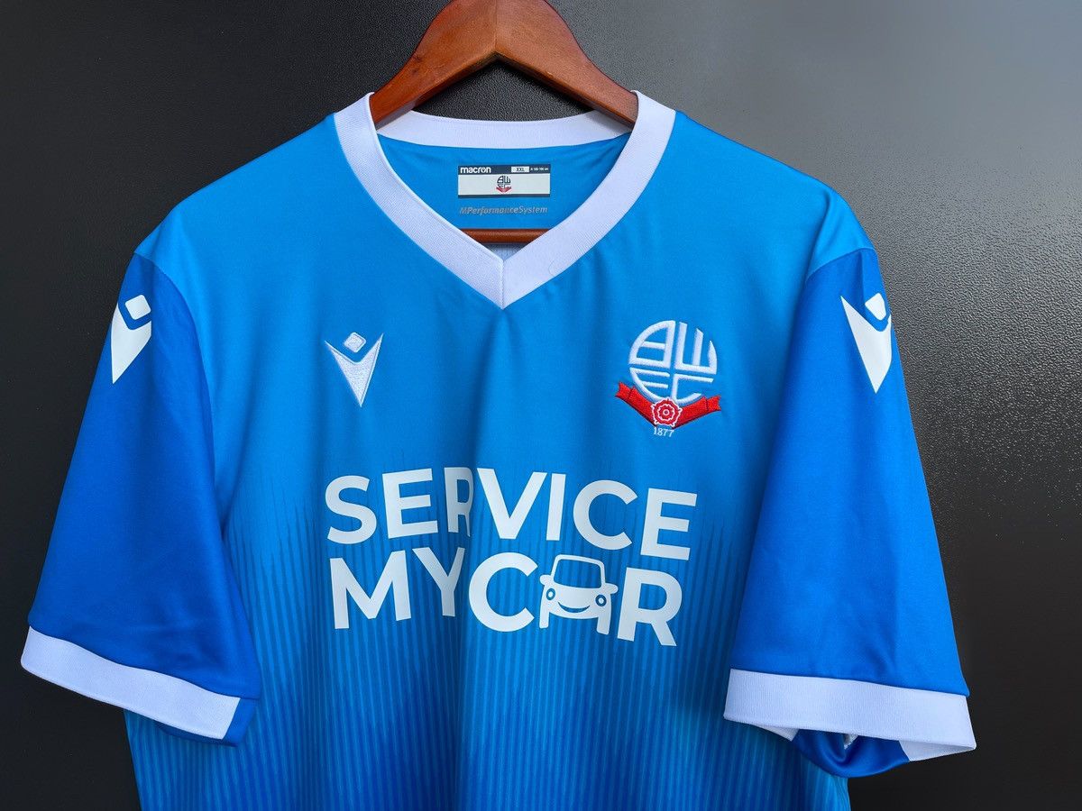 Macron Bolton Wanderers Kit Adult 2XL Shirt Jersey Macron 2022 2023 Size US XXL / EU 58 / 5 - 2 Thumbnail
