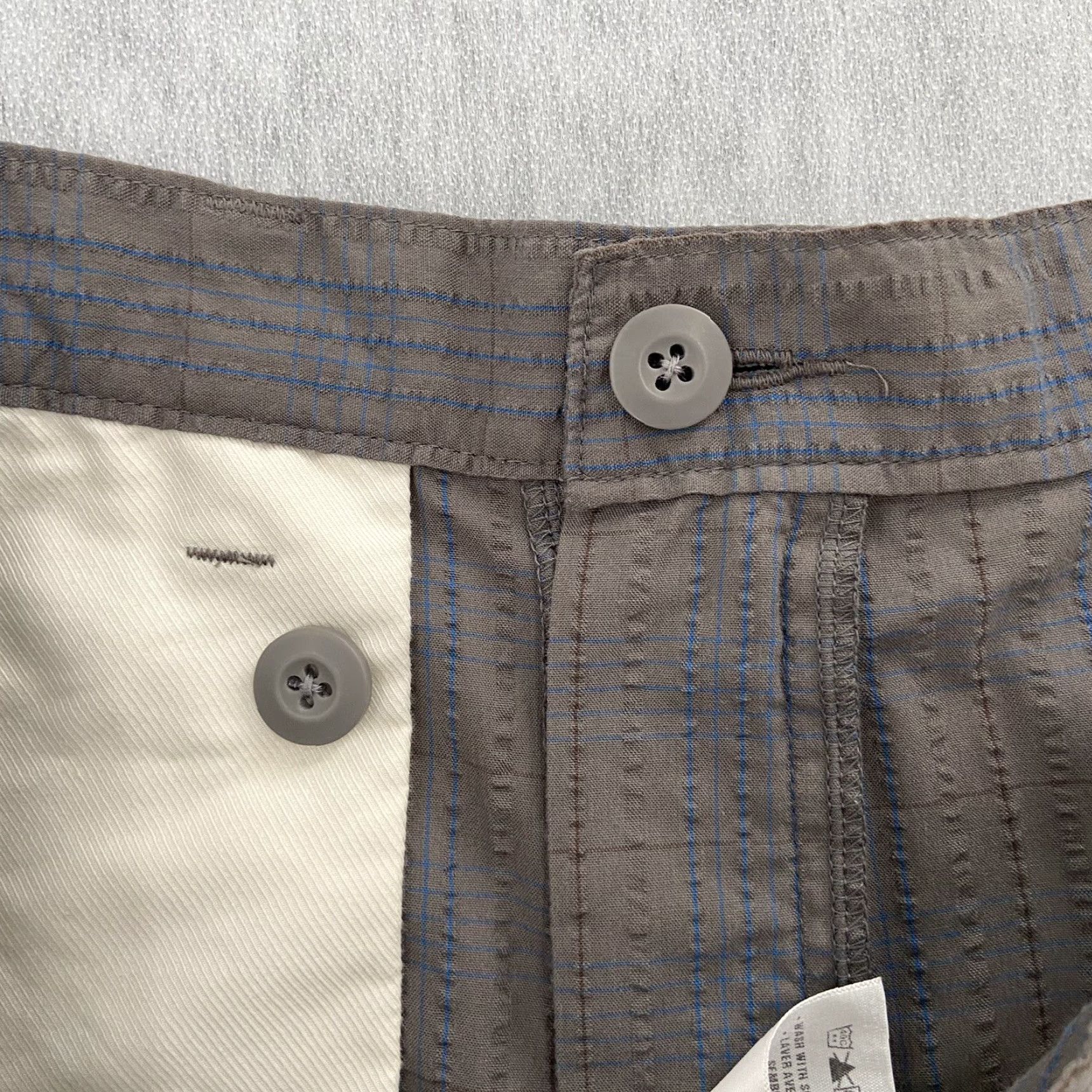 Patagonia Patagonia Shorts Adult 32 Gray Blue Plaid Organic Cotton Casual Outdoors Mens Size US 32 / EU 48 - 5 Thumbnail