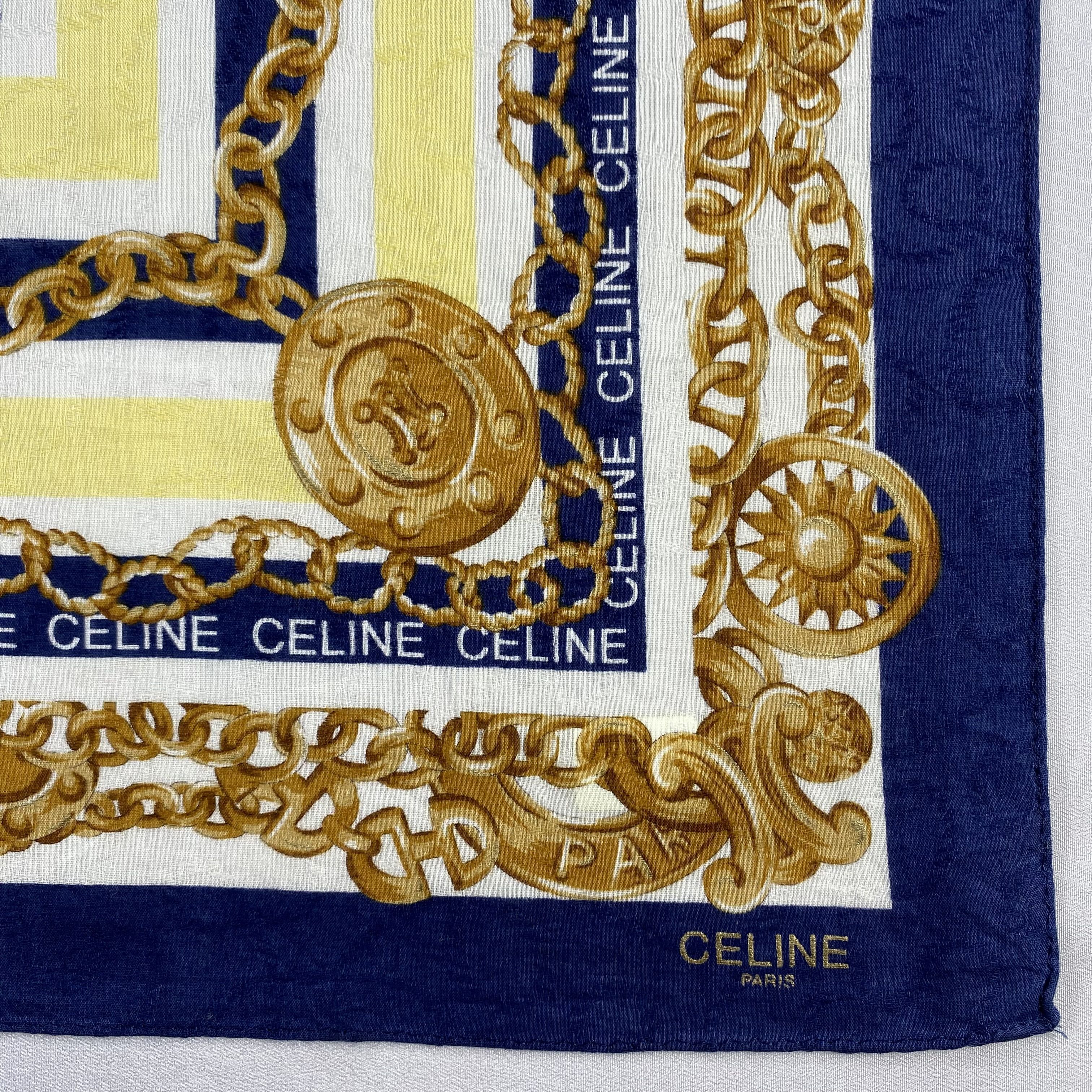 Celine × Vintage Celine Neckerchief / Bandana / Handkerchief-P601 Size ONE SIZE - 3 Thumbnail