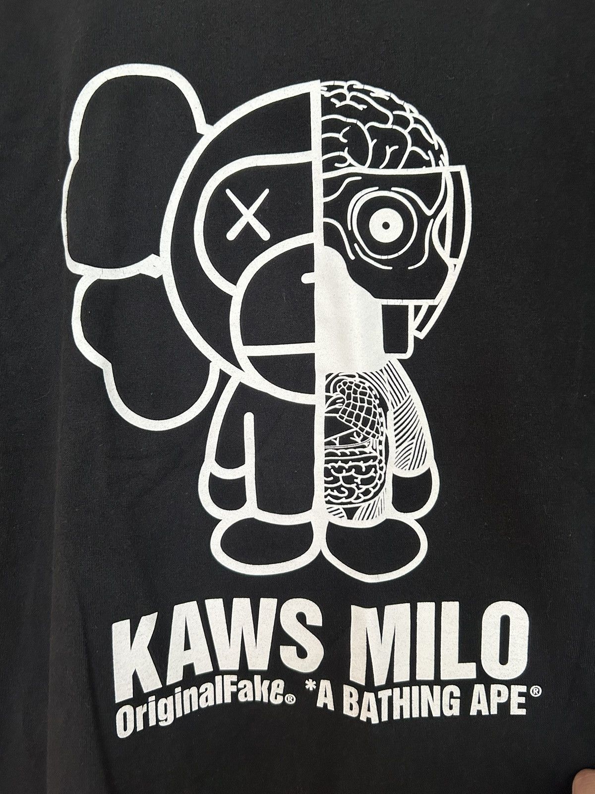 Bape × Kaws × Original Fake Kaws x Baby Milo Original Fake Tee Size US XL / EU 56 / 4 - 4 Thumbnail