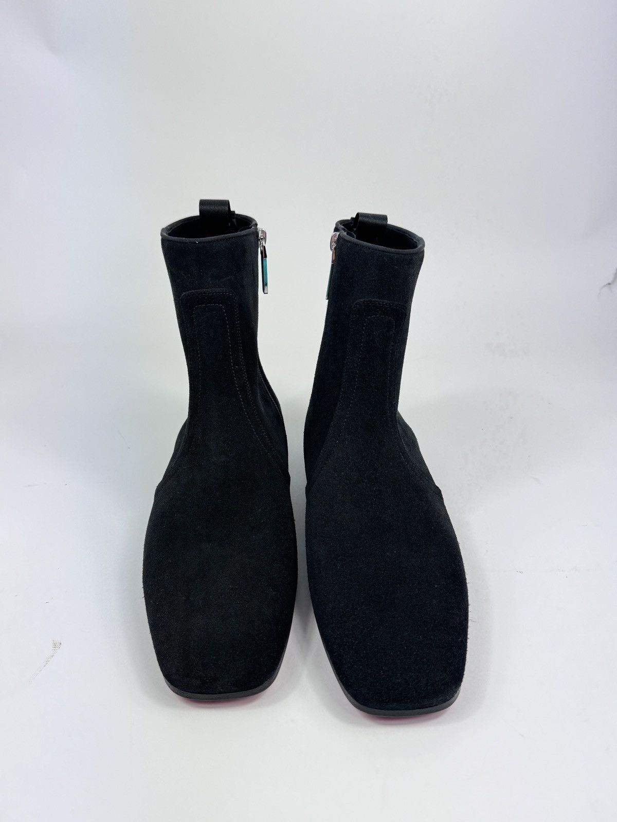 Christian Louboutin SUEDE ZIP UP ANKLE BOOTS Size US 10.5 / EU 43-44 - 4 Thumbnail