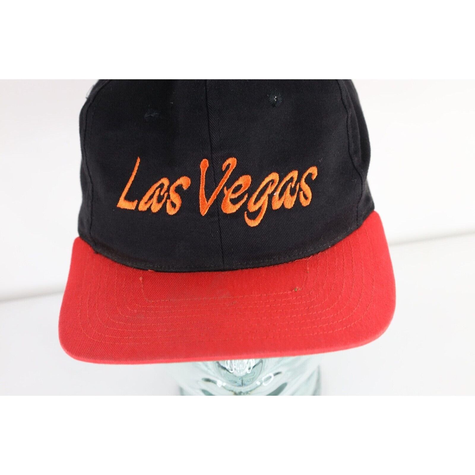 Vintage Vintage 90s Streetwear Faded Spell Out Cursive Las Vegas Hat Size ONE SIZE - 2 Thumbnail