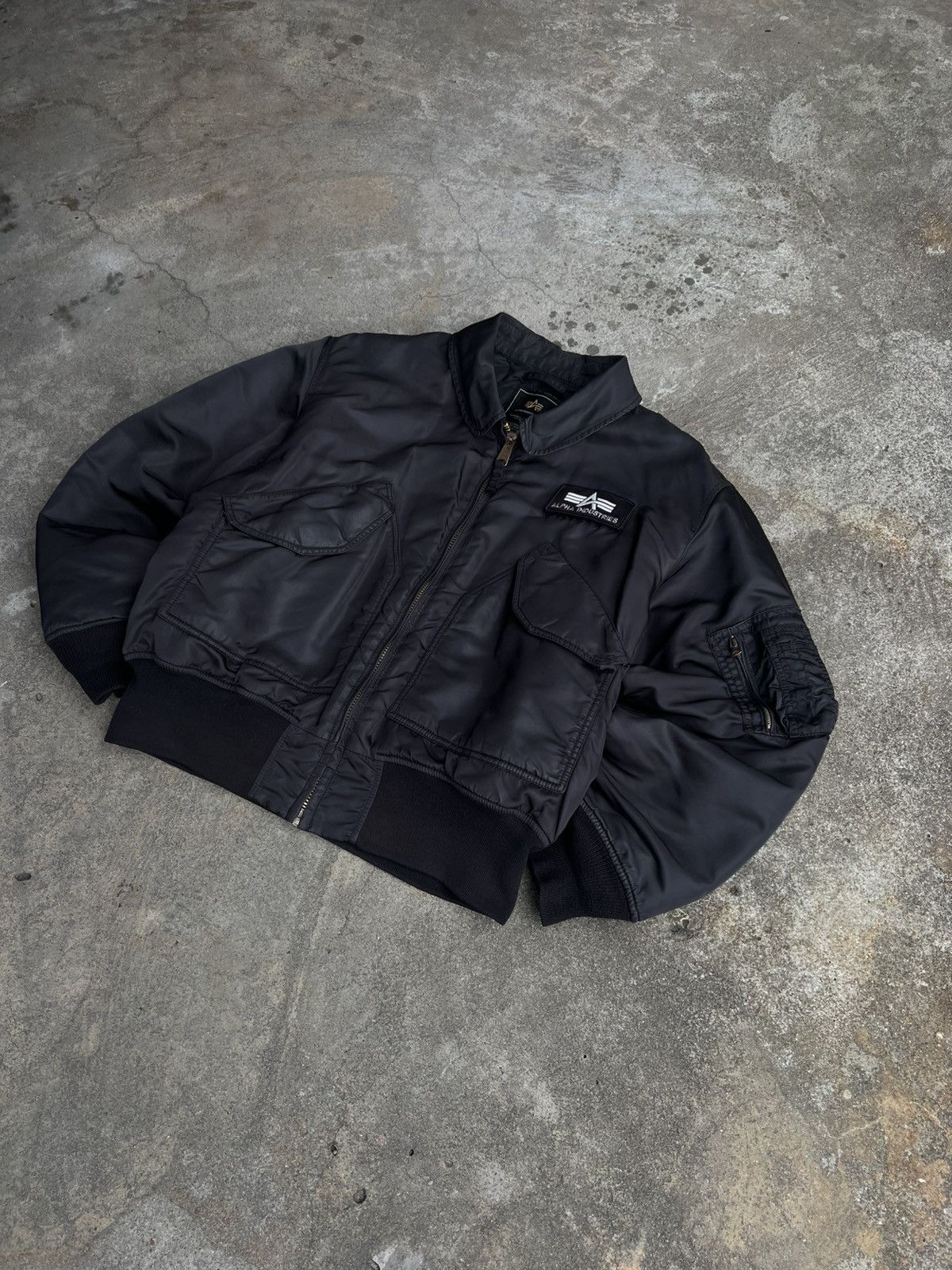Alpha Industries Crazy Rare Alpha Industries CWU-45 Flight Jacket Big Logo Size US XXL / EU 58 / 5 - 4 Thumbnail