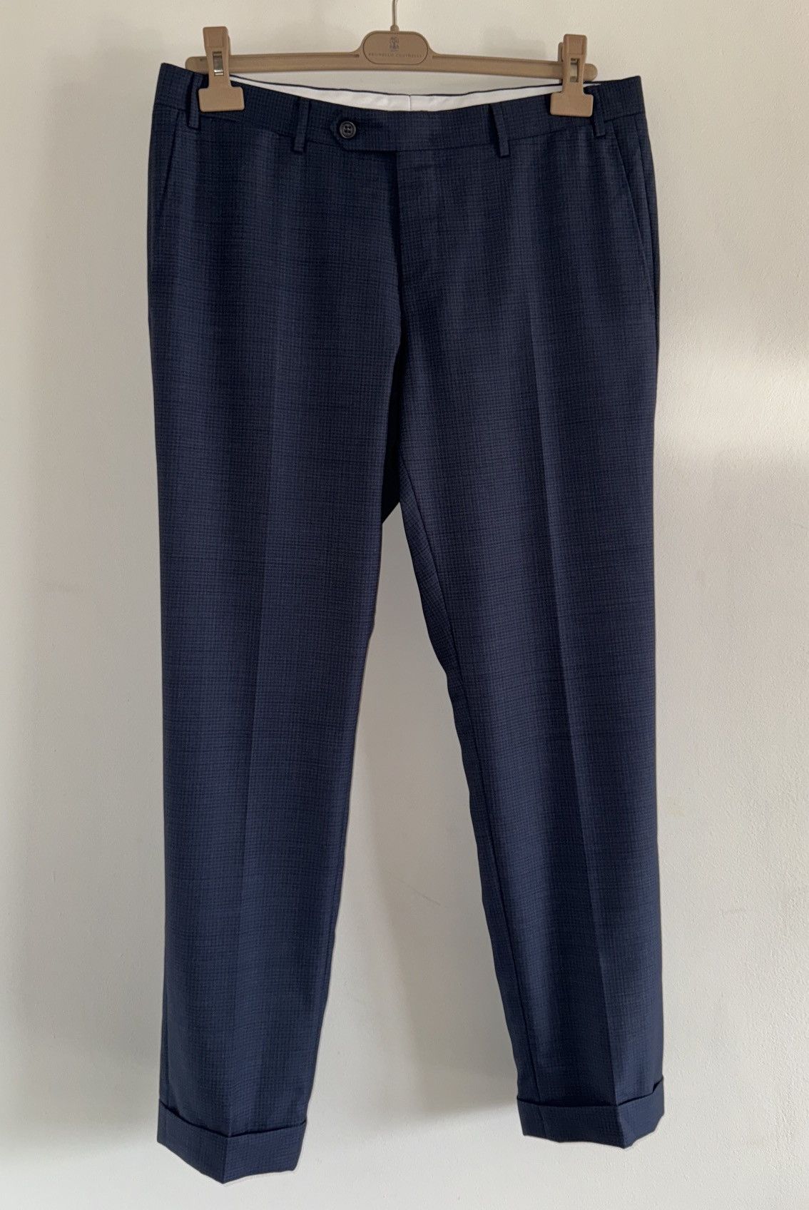 Canali Canali Wool Trousers Size US 34 / EU 50 - 1 Thumbnail