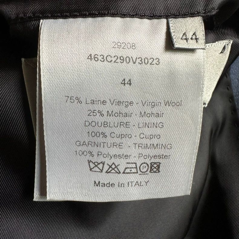 Dior Dior Royal blue gun lapel wool suit Size US S / EU 44-46 / 1 - 6 Thumbnail