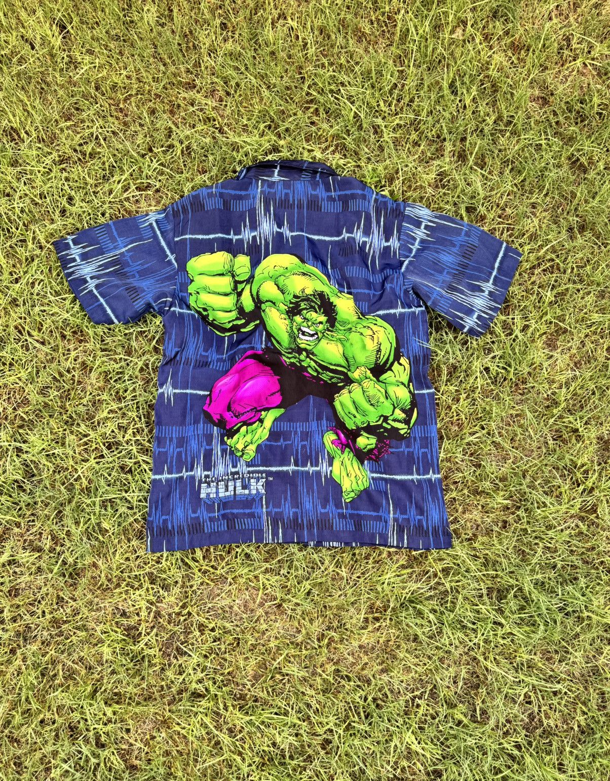 Vintage Y2K Hulk Marvel 2000s Blue Size US M / EU 48-50 / 2 - 7 Thumbnail