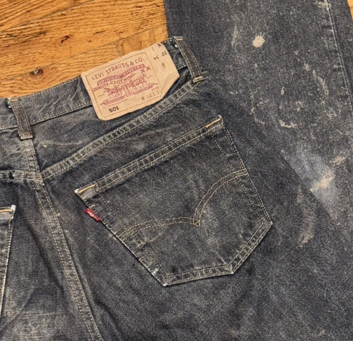 Levi's Levis 501 Early 1990s Original Button Fly Size US 32 / EU 48 - 8 Thumbnail