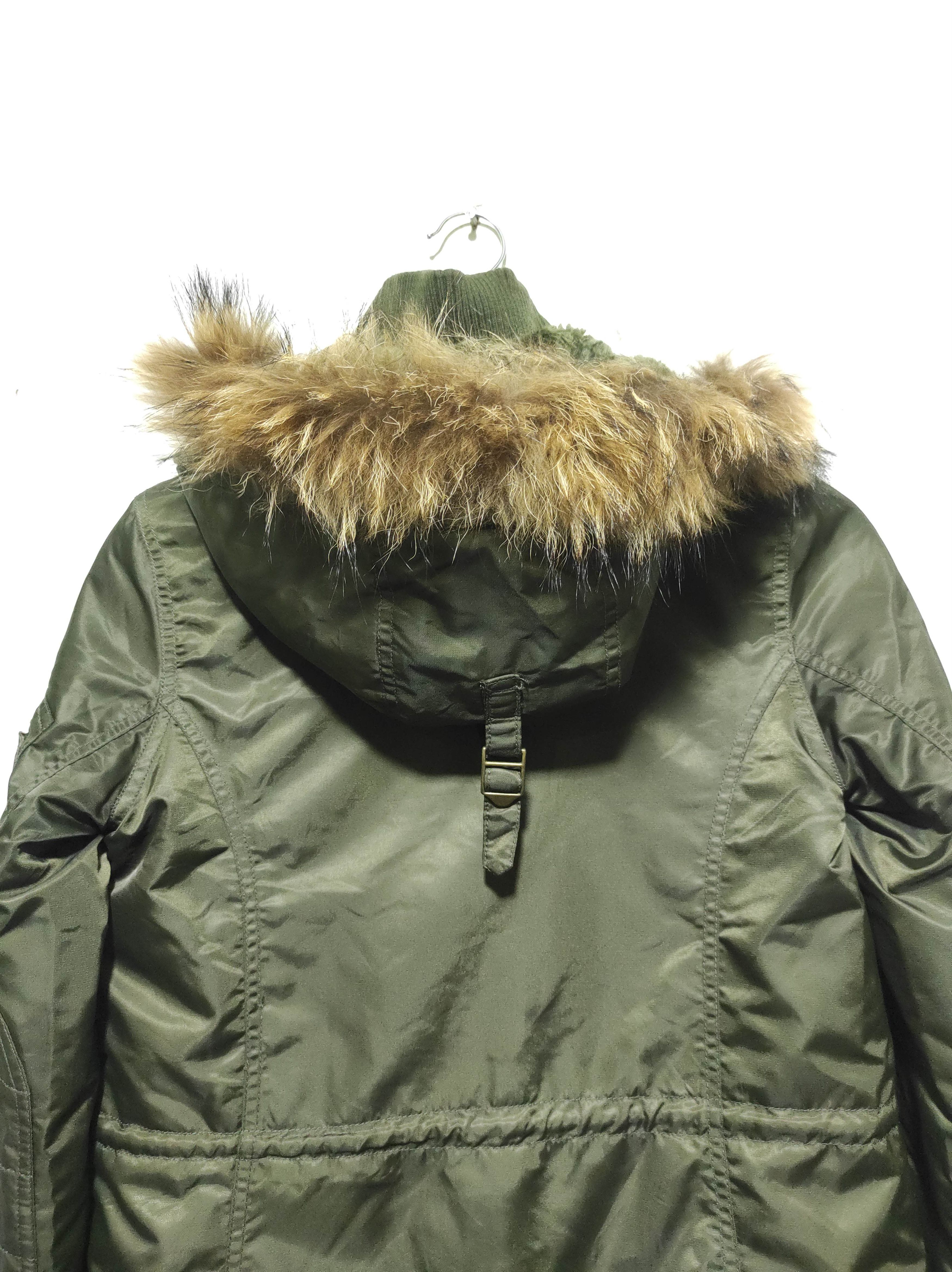 Le Grande Bleu (L.G.B.) INGNI Double Zip fur hoodie parka jacket LGB style Size US S / EU 44-46 / 1 - 24 Thumbnail