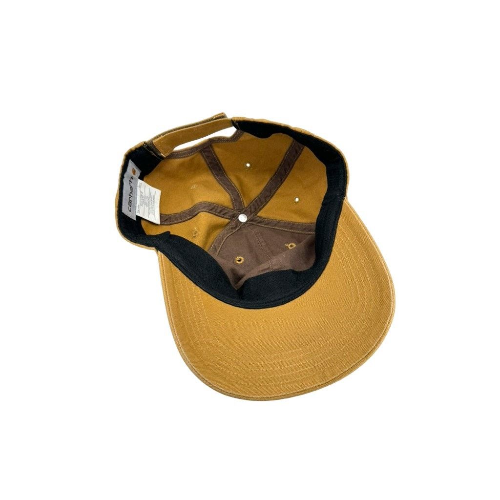 Carhartt Carhartt Brown Canvas Logo Adjustable Hat Size ONE SIZE - 6 Thumbnail