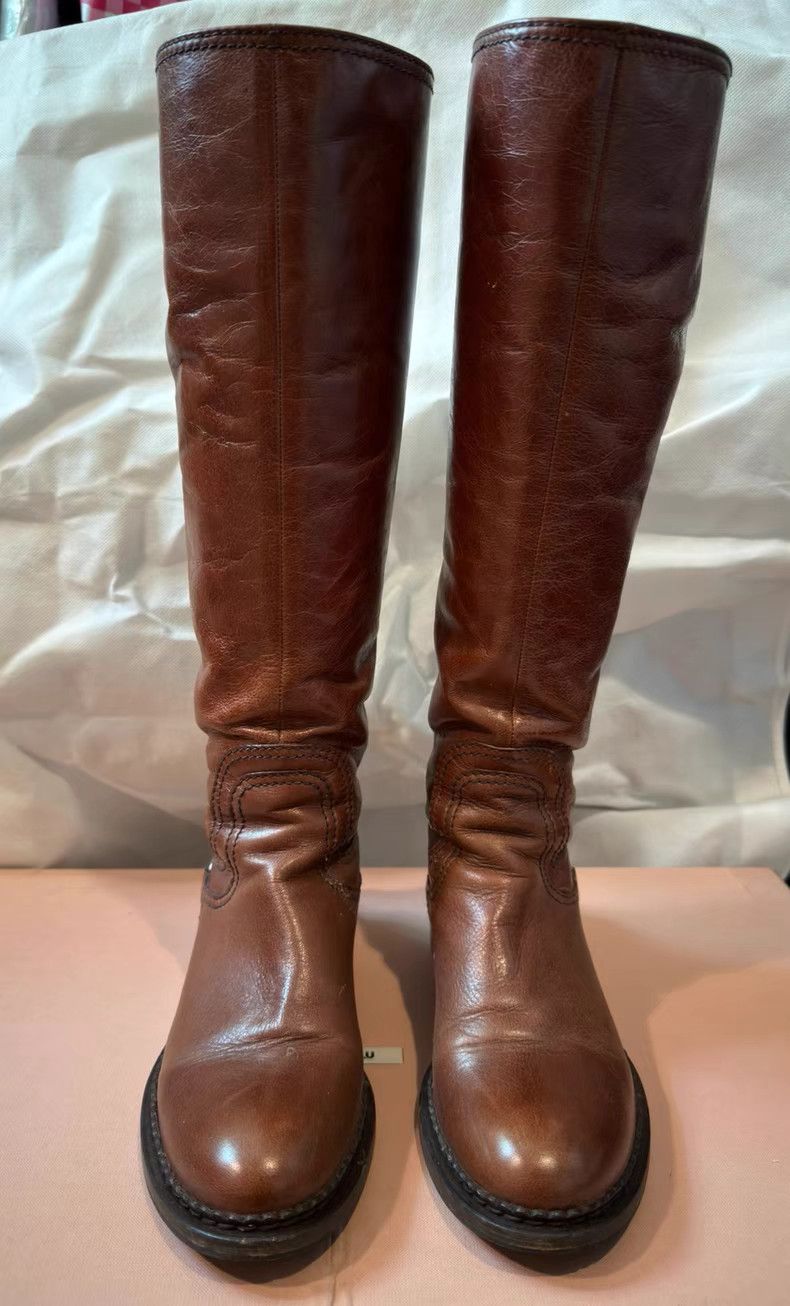 Miu Miu Miu Miu Tall Boots。Q9 Size US 5 / IT 35 - 1 Thumbnail