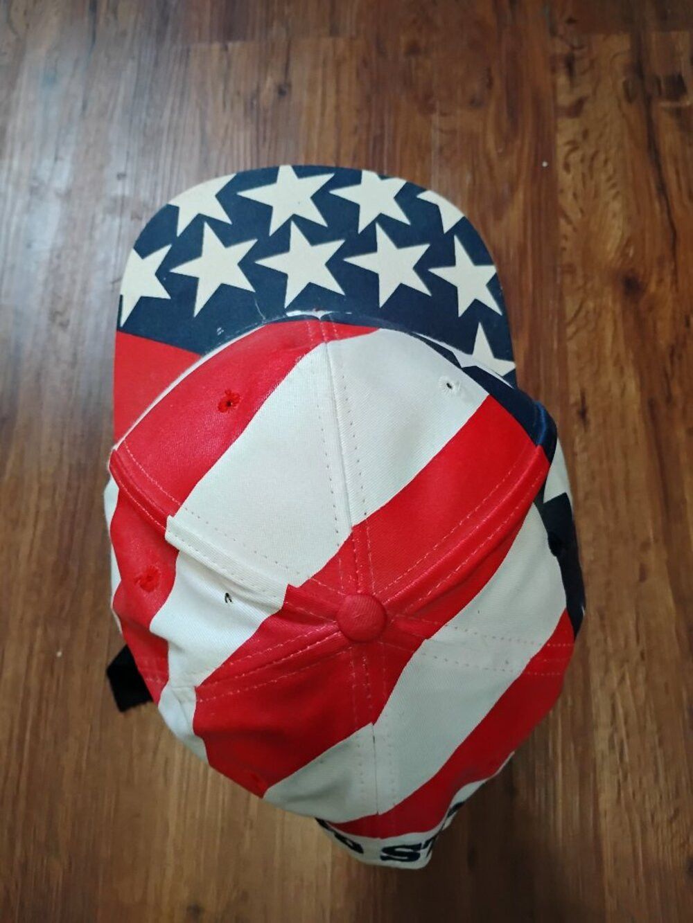 Other Vintage United States USA Flag AOP Snap Hat Cap Size ONE SIZE - 5 Thumbnail