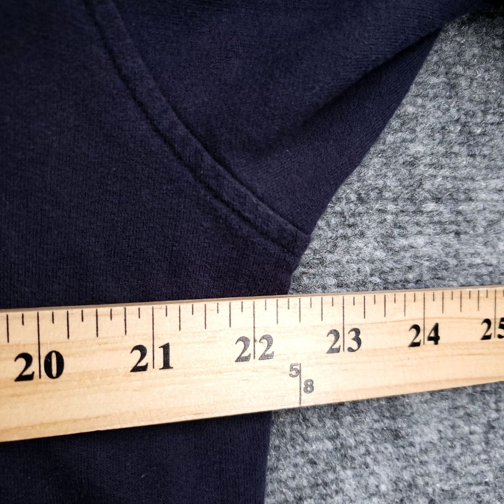 Vintage Simply Southern Sweatshirt Womens M Medium Blue Quarter Zip Fish Elbow Patch Size M / US 6-8 / IT 42-44 - 7 Thumbnail