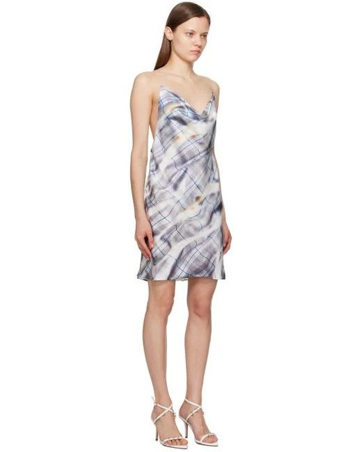 Y/Project o1s22i1n0924 Elegant Satin Slip Dress in Multicolor Size XS / US 0-2 / IT 36-38 - 2 Thumbnail