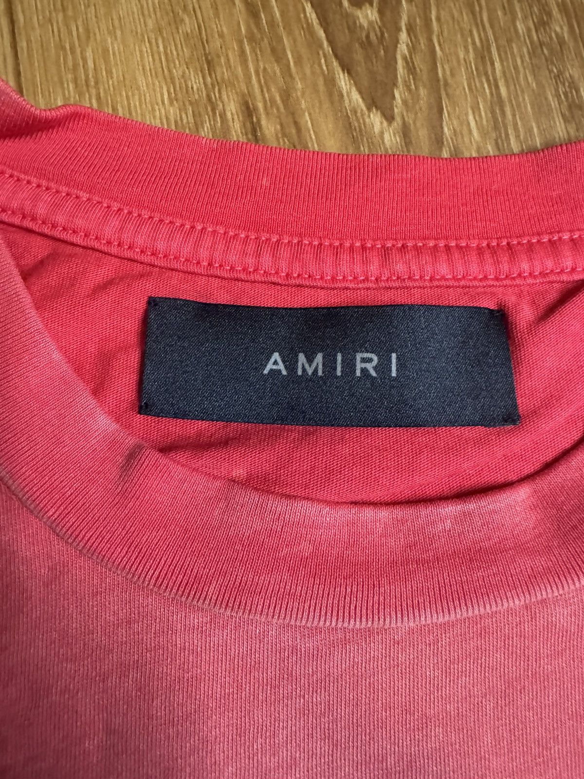 Amiri Amiri Red Collegiate Tee Size US L / EU 52-54 / 3 - 5 Thumbnail