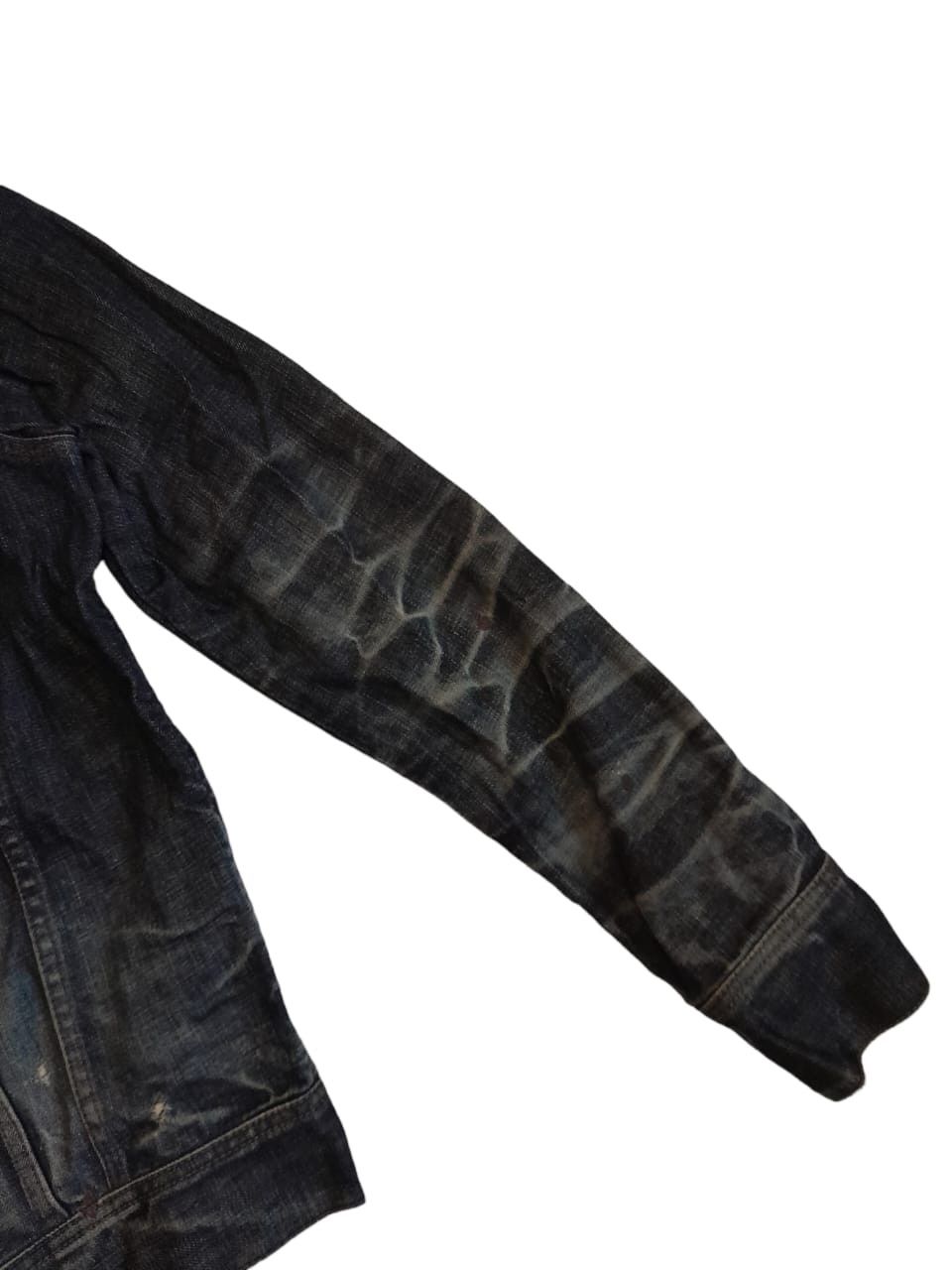 FACTOTUM Factotum Koji Udo Designer Distressed Denim Jacket (E1005) Size US M / EU 48-50 / 2 - 7 Thumbnail