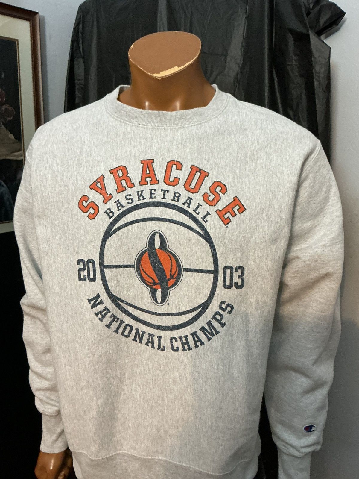 Champion Champion Reverse Weave Syracuse Orange Basketball Sweatshirt Size US L / EU 52-54 / 3 - 9 Thumbnail