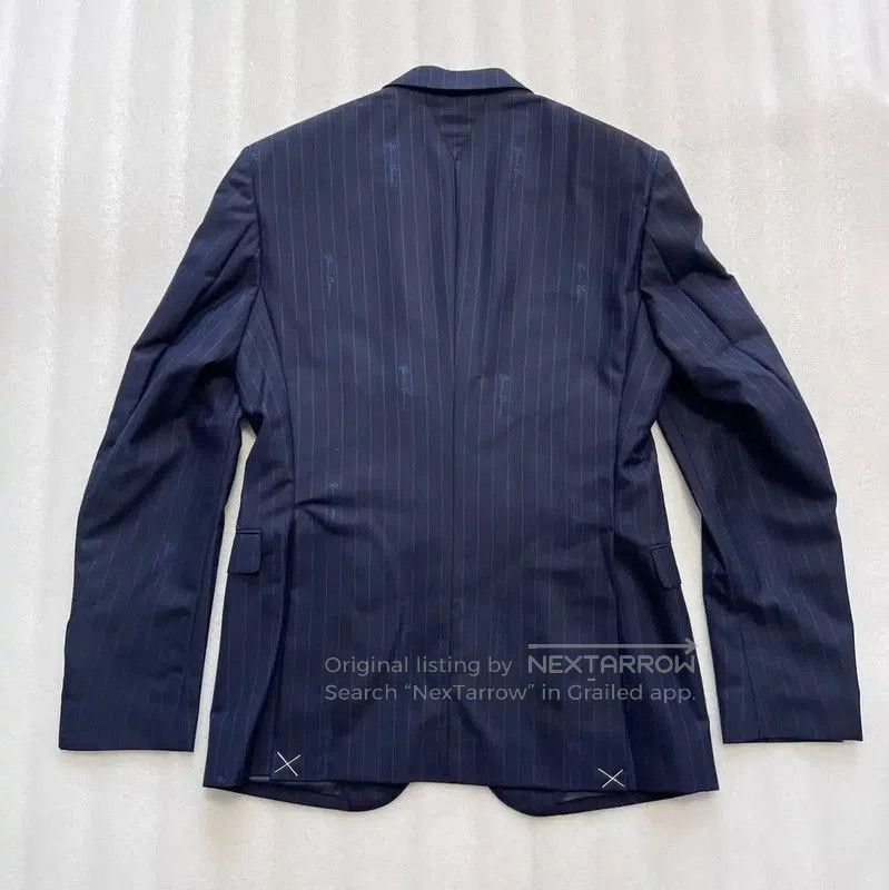 Versace Versace Men's Navy Wool Long Sleeve Jacket . Size US M / EU 48-50 / 2 - 8 Thumbnail