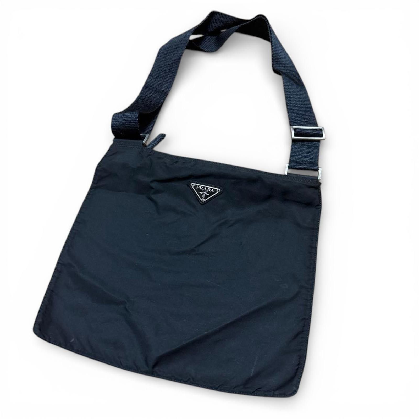 Prada Prada - Black Nylon Shoulder Bag Size ONE SIZE - 2 Thumbnail