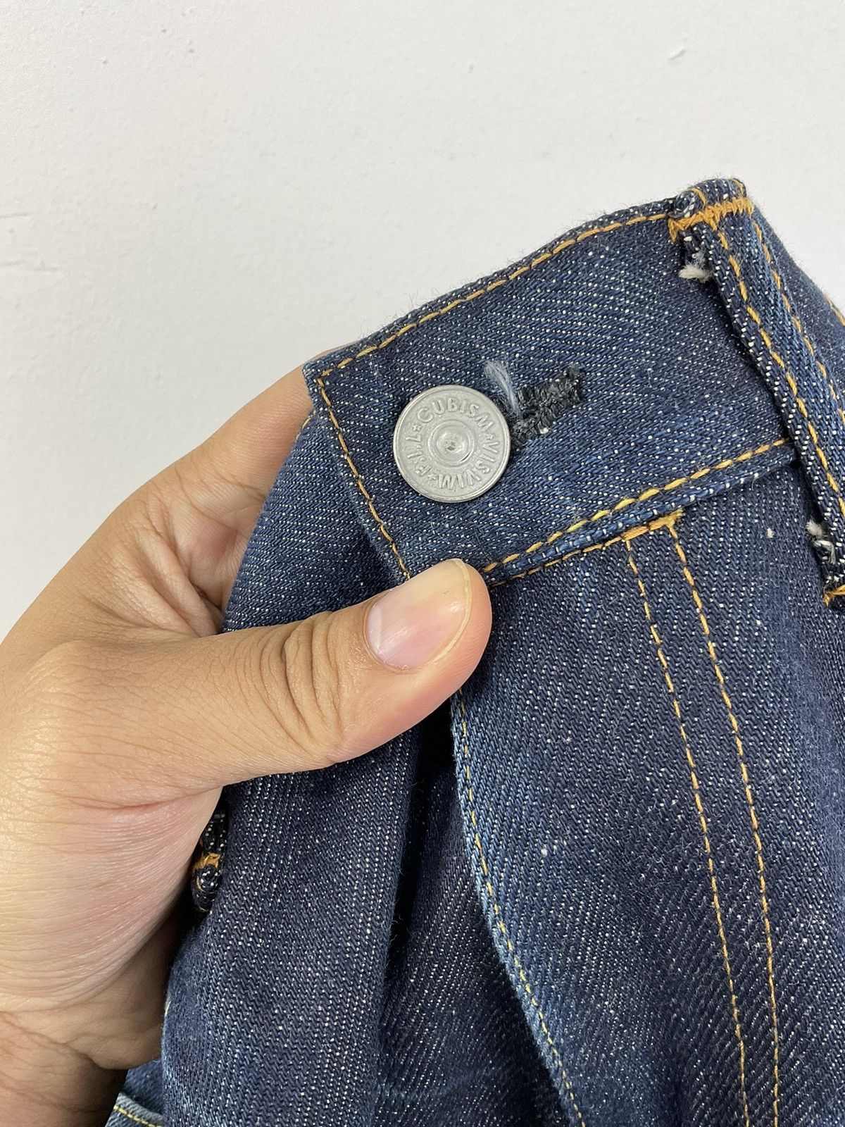 Visvim Visvim Social Sculpture 03NW Paint Splatter Denim Pants Size US 30 / EU 46 - 12 Thumbnail