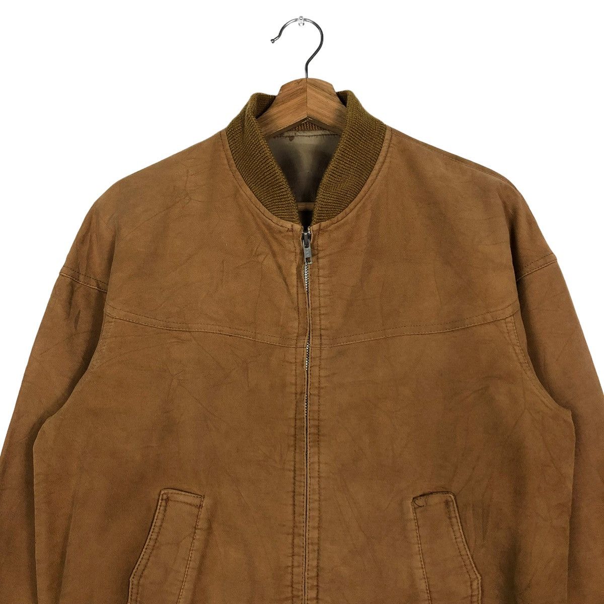 Japanese Brand 🔥VINTAGE BOMBER JACKET FLY CRESE JAPAN ISSEY MIYAKE Size US M / EU 48-50 / 2 - 3 Thumbnail