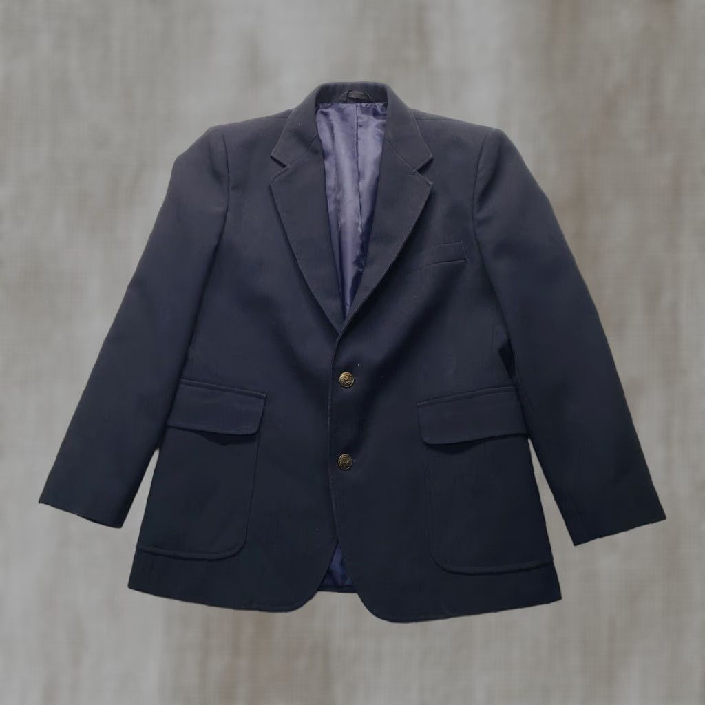 Haggar VINTAGE Haggar Suit Jacket Deep Navy Adult Mens Size M Medium Jacket Men Size 36R - 1 Thumbnail