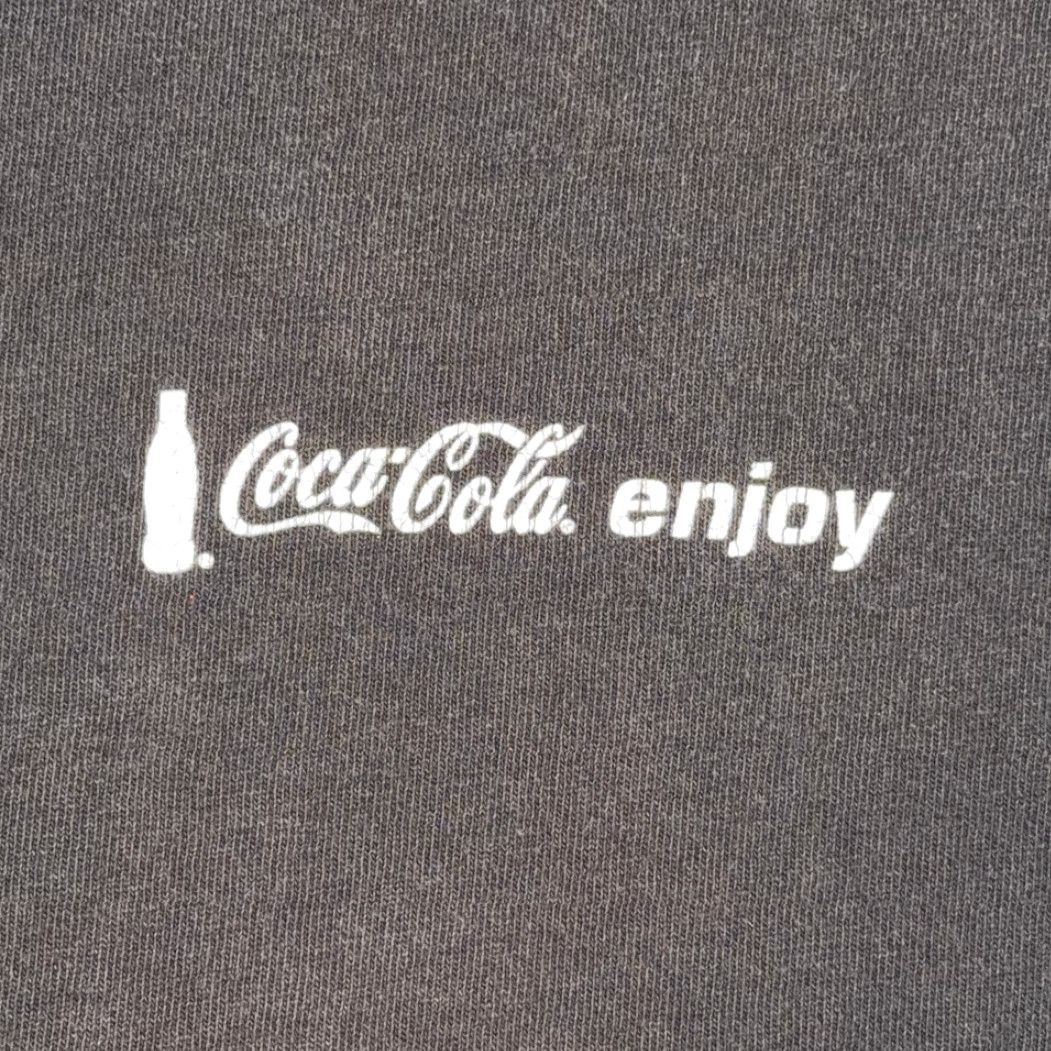 Delta VINTAGE Coca Cola Shirt Adult XL Black Enjoy Coke 90s Coca-Cola Size US XL / EU 56 / 4 - 3 Thumbnail
