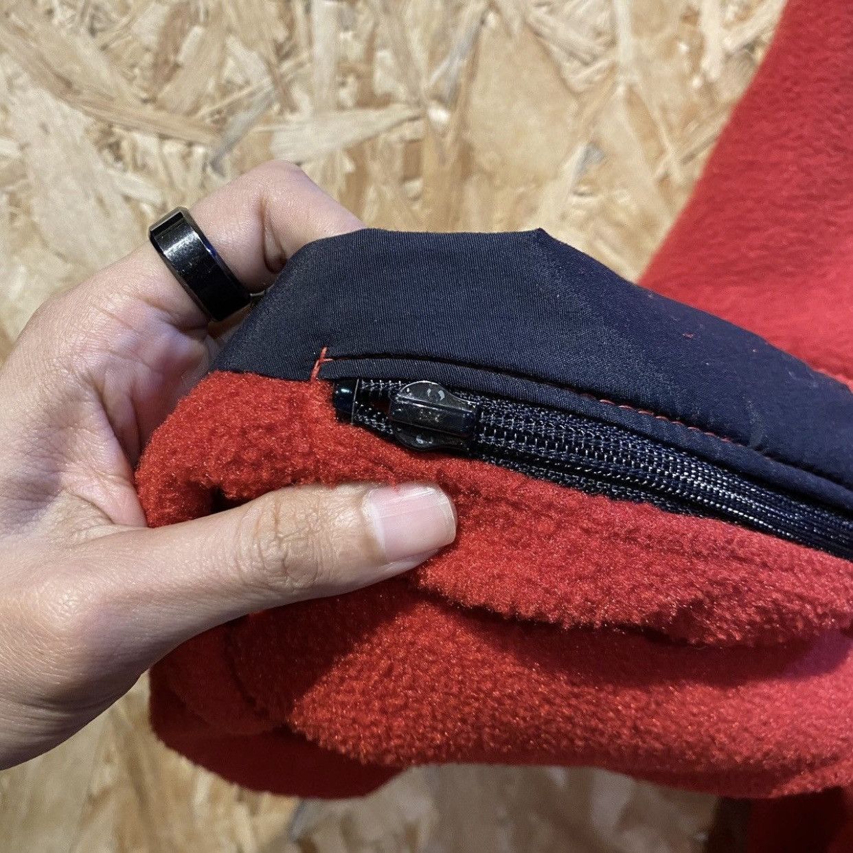 L.L. Bean × Vintage Vintage LL Bean Technical Outdoor Fleece Men's Large Red Size US L / EU 52-54 / 3 - 11 Thumbnail