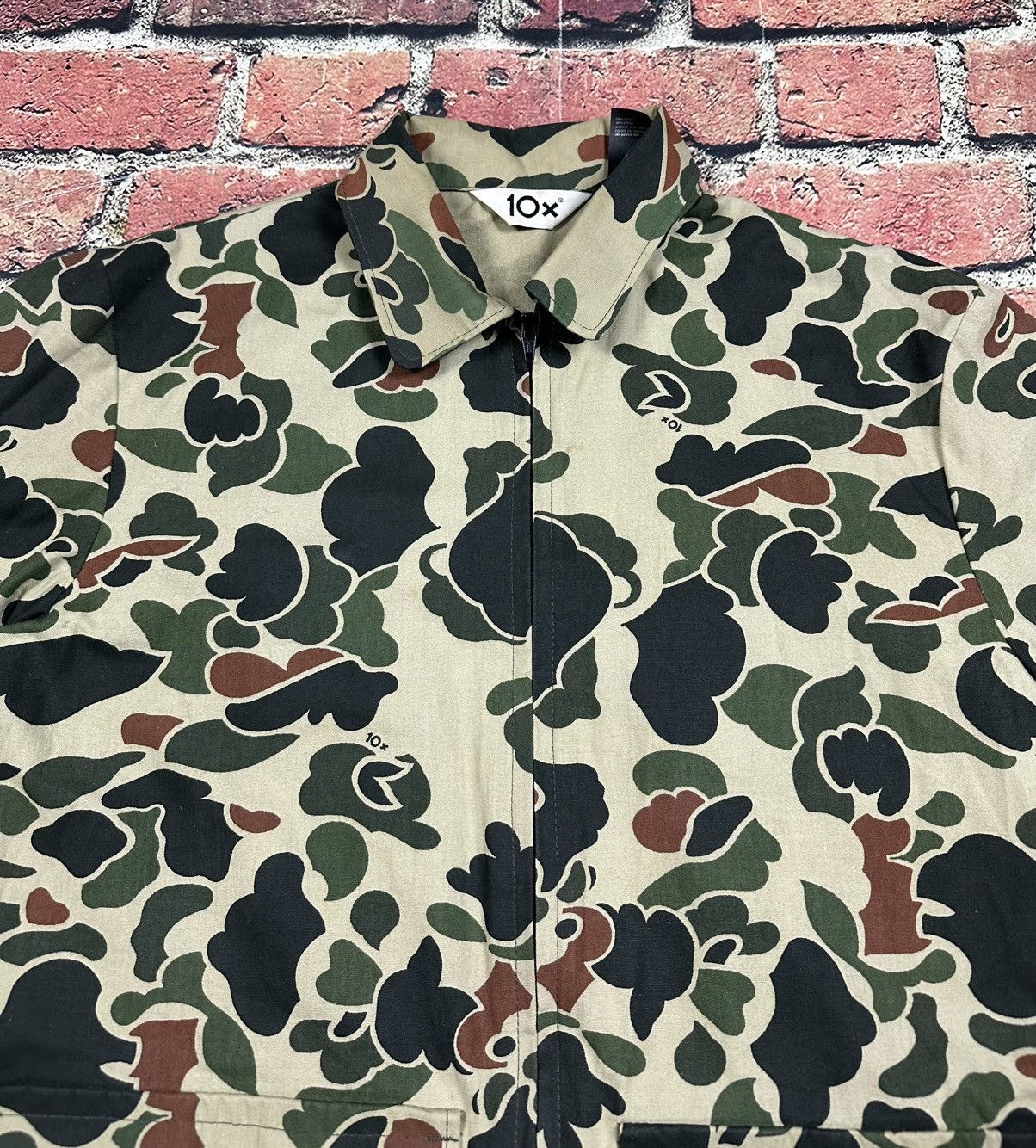 Other Vintage 10x Duck Camo Bomber Jacket Zip Canvas Hunting 90s Size US L / EU 52-54 / 3 - 6 Thumbnail