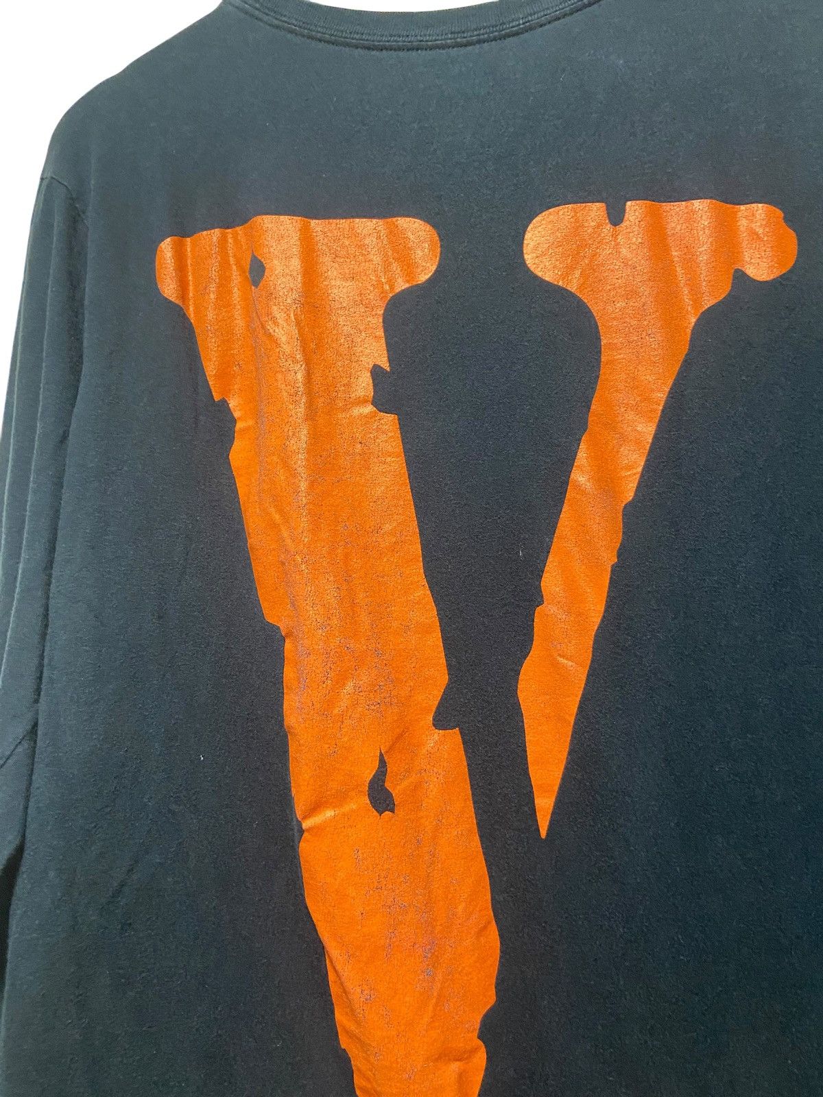 Nike × Vlone Nike x VLONE Long Sleeve Tee Black Orange Size Medium AF1 Size US M / EU 48-50 / 2 - 4 Thumbnail