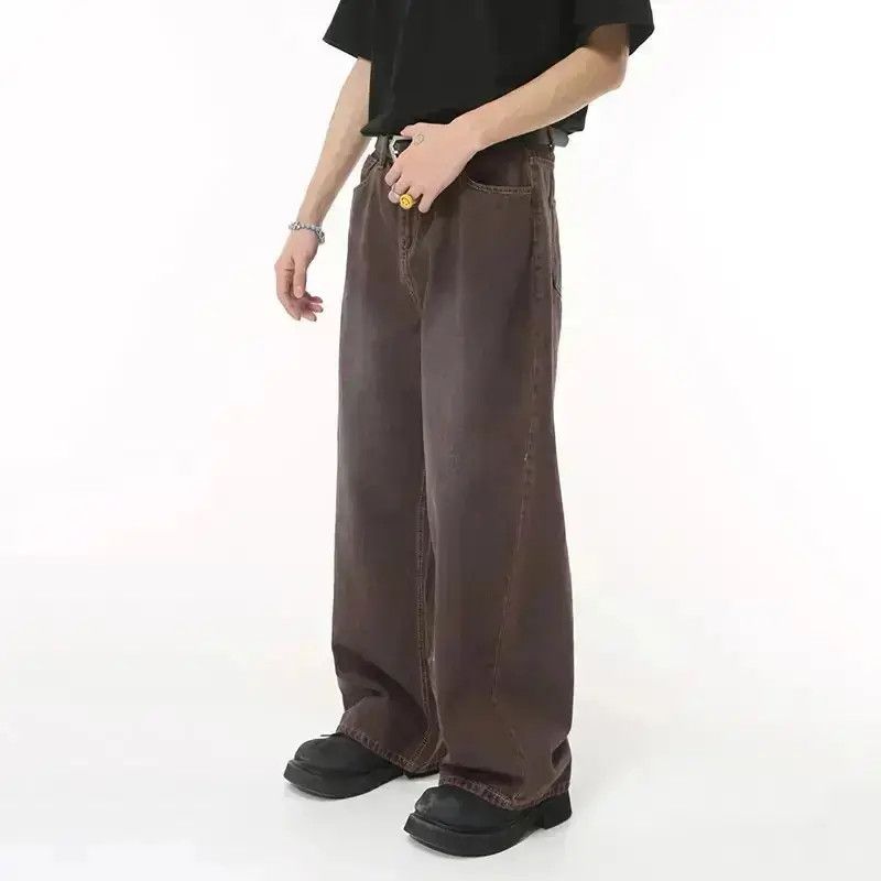 Japanese Brand Vintage Baggy Jeans Straight Pants Street Style Casual Size US 32 / EU 48 - 3 Thumbnail