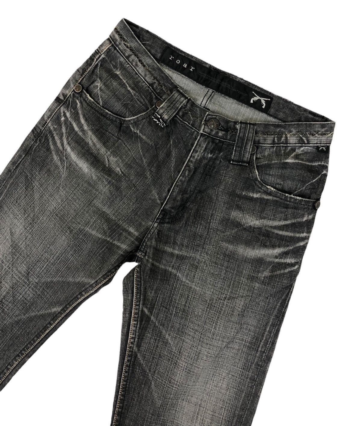 Japanese Brand Roar Guns Crosss Sword Black Denim Jeans Size US 30 / EU 46 - 5 Thumbnail